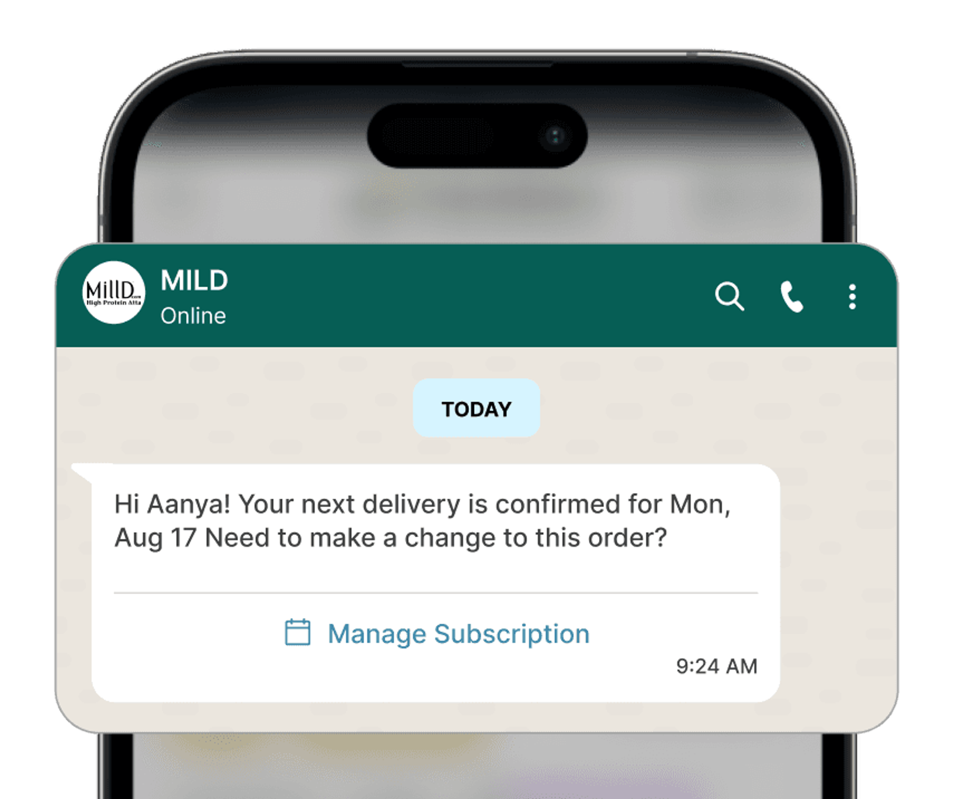 Automated Reminders on WhatsApp, SMS or Email — product preview