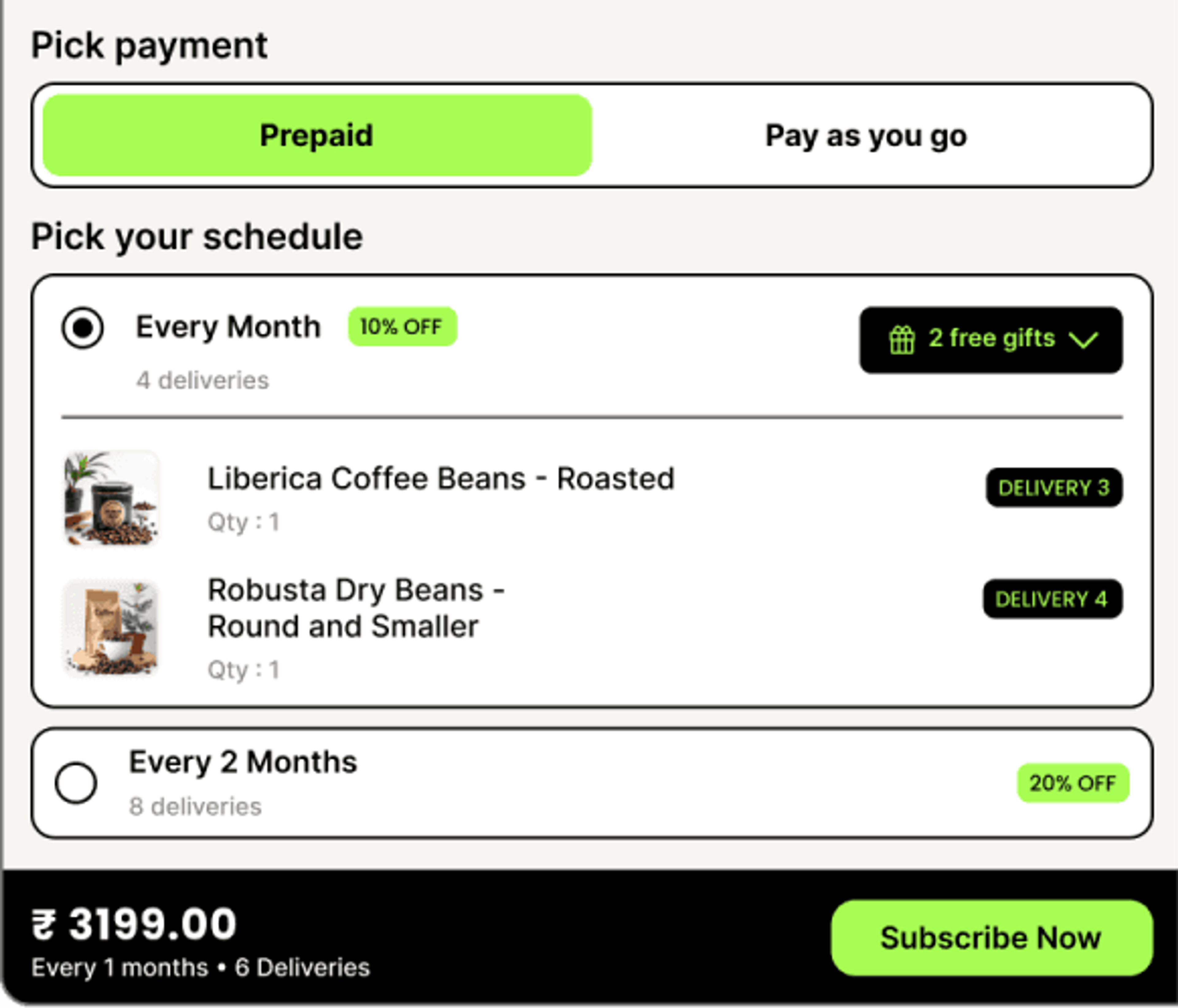 Prepaid, Pay-As-You-Go or Customer's Choice — product preview