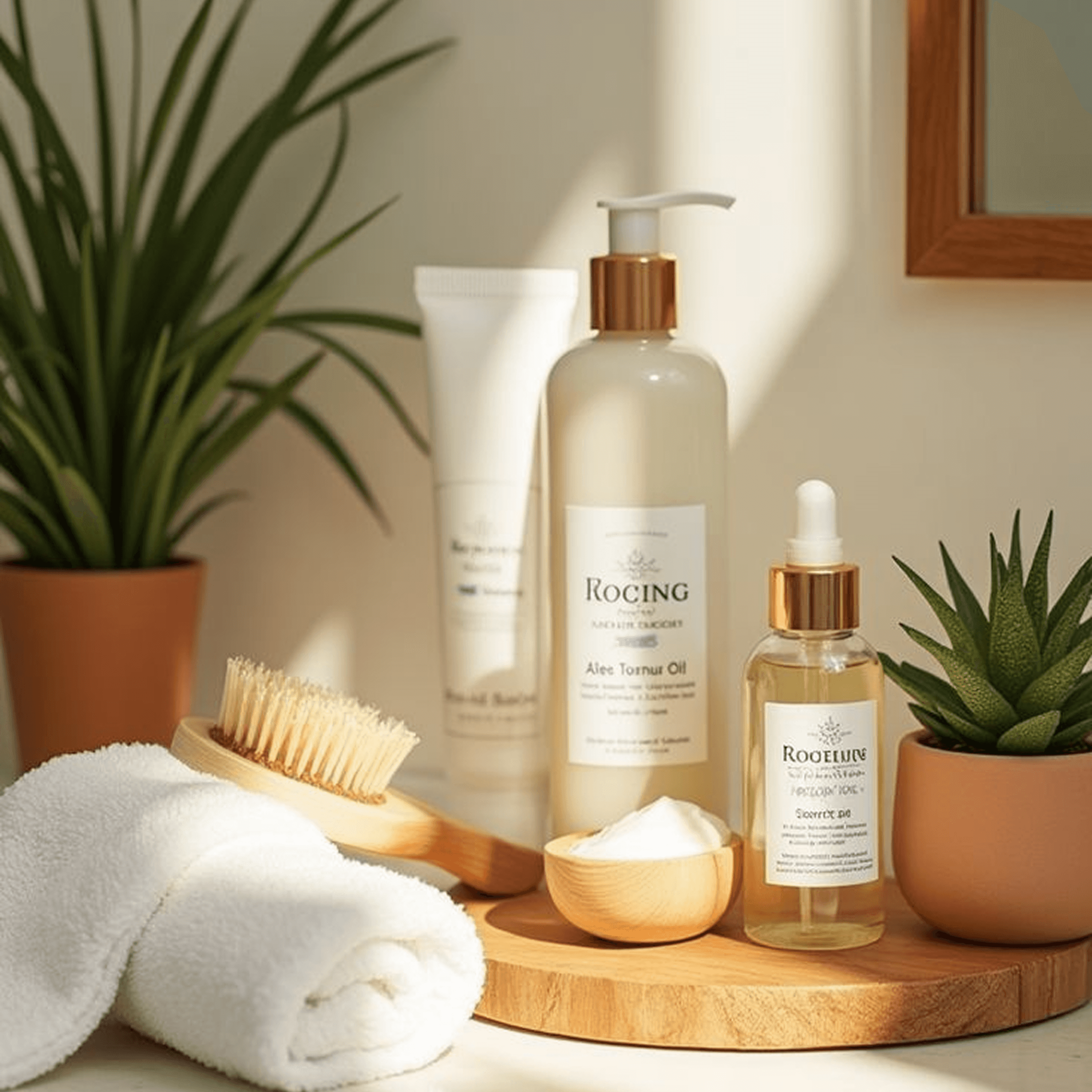 Skincare brand team working on their Shopify store