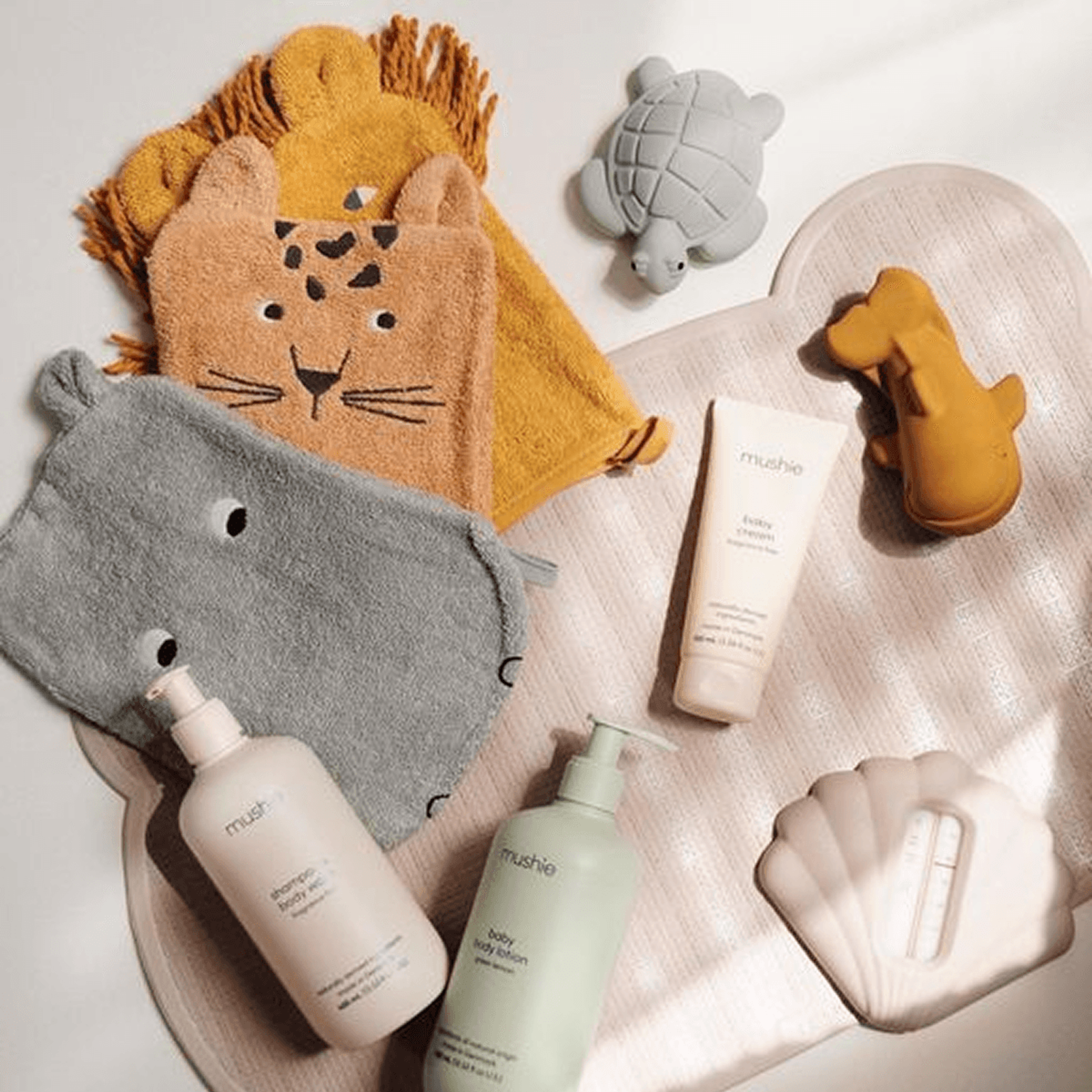Baby Care brand team working on their Shopify store