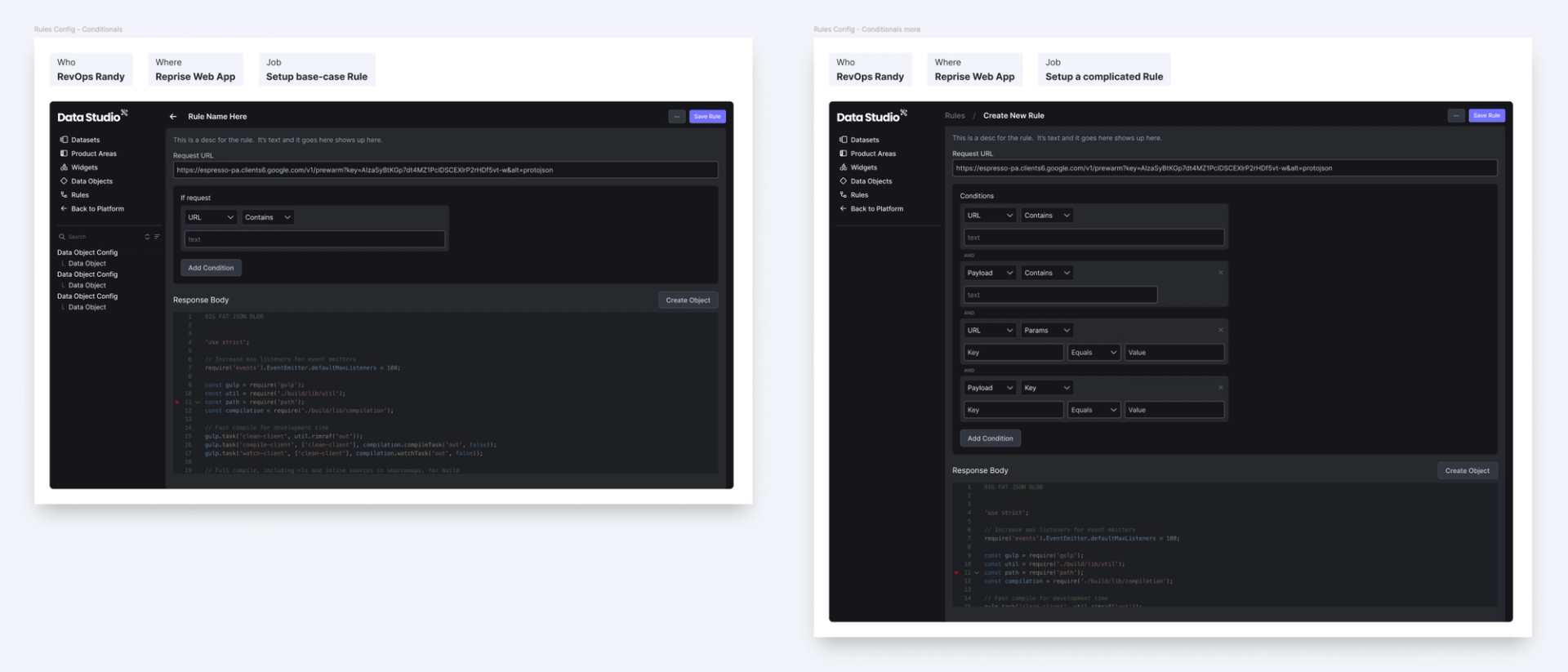 Conditional Rule Builder