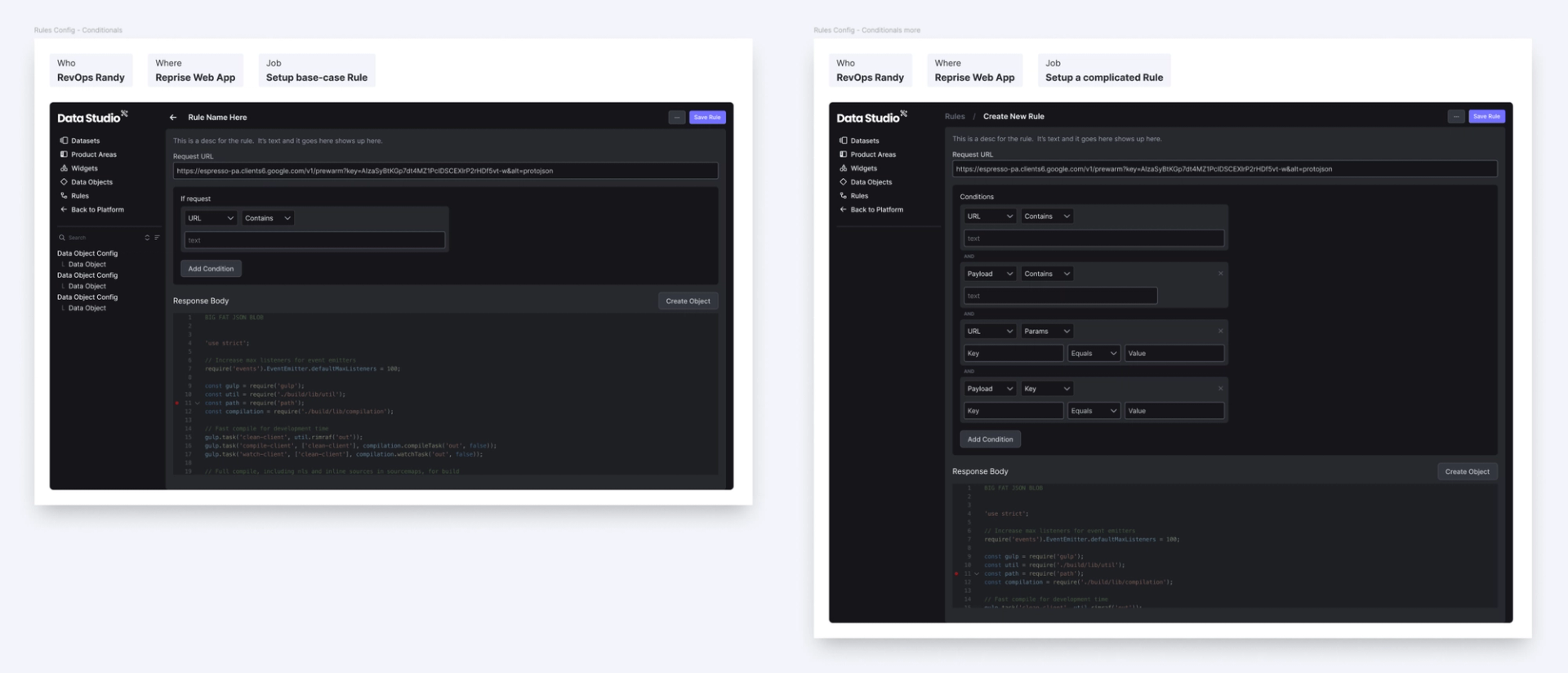 Conditional Rule Builder