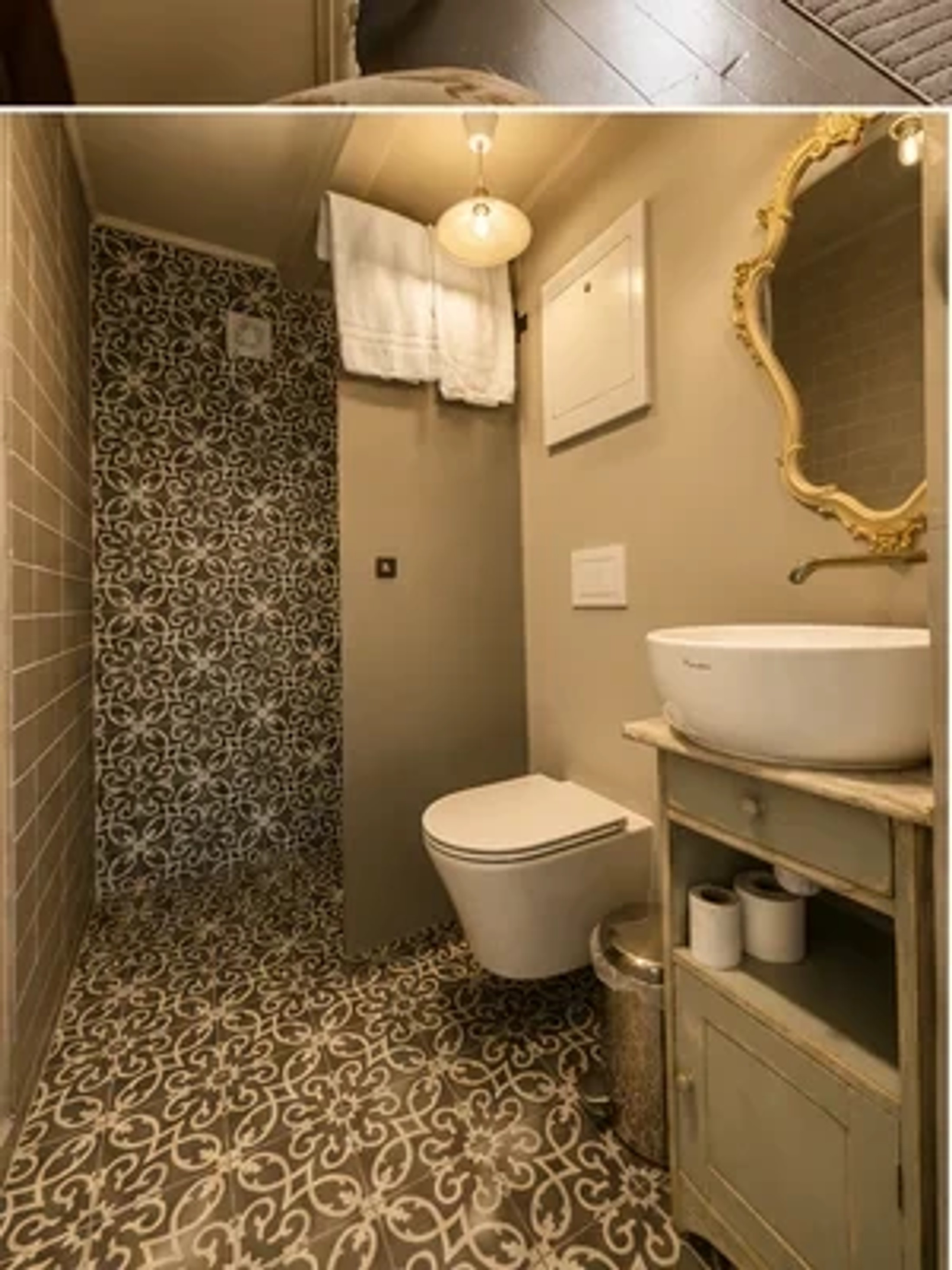 Badet i Det beige rommet