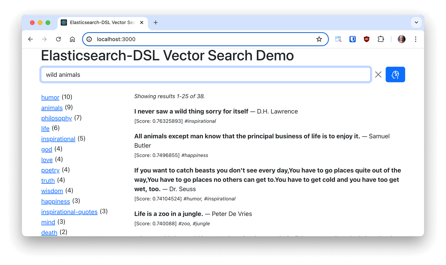 Vector embeddings made simple with the Elasticsearch-DSL client for Python