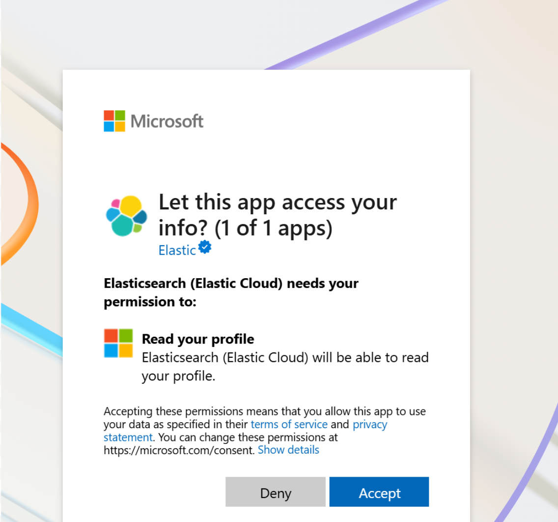 Where to find the accept button.