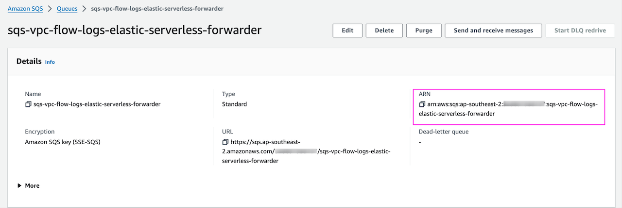 Create SQS ARN for AWS S3 data ingestion to Elastic Cloud
