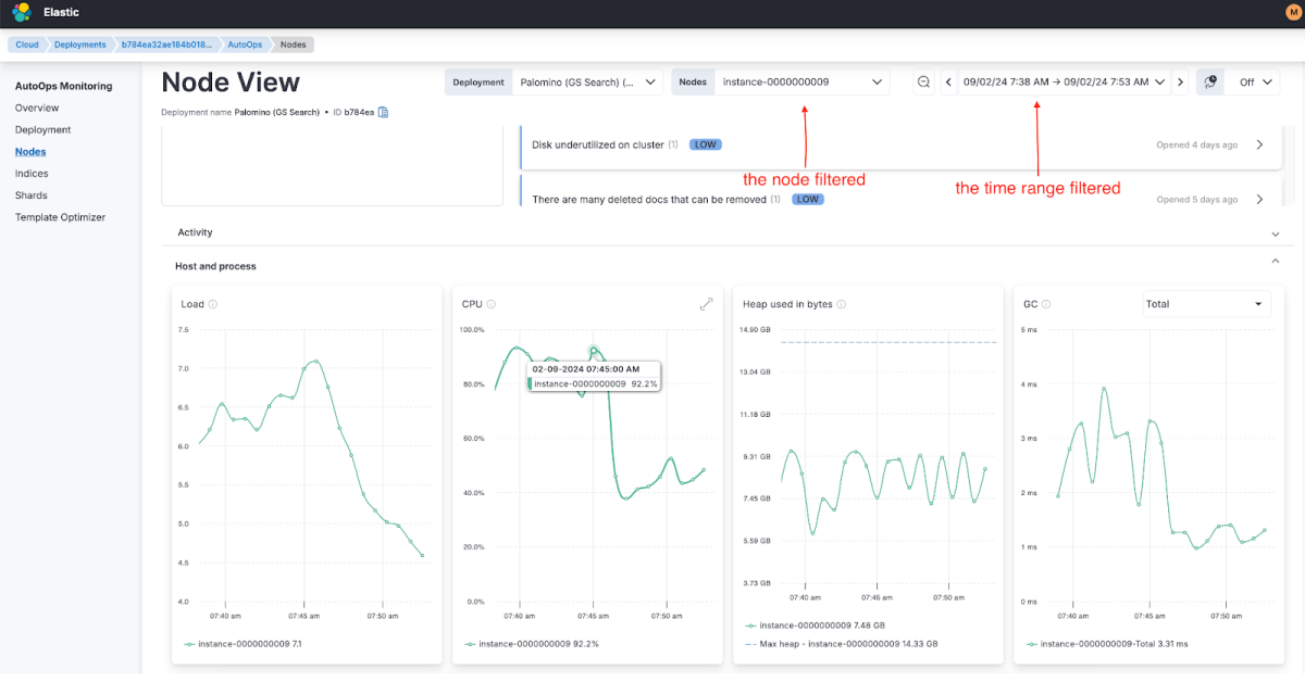 Resolving high CPU usage issues with AutoOps