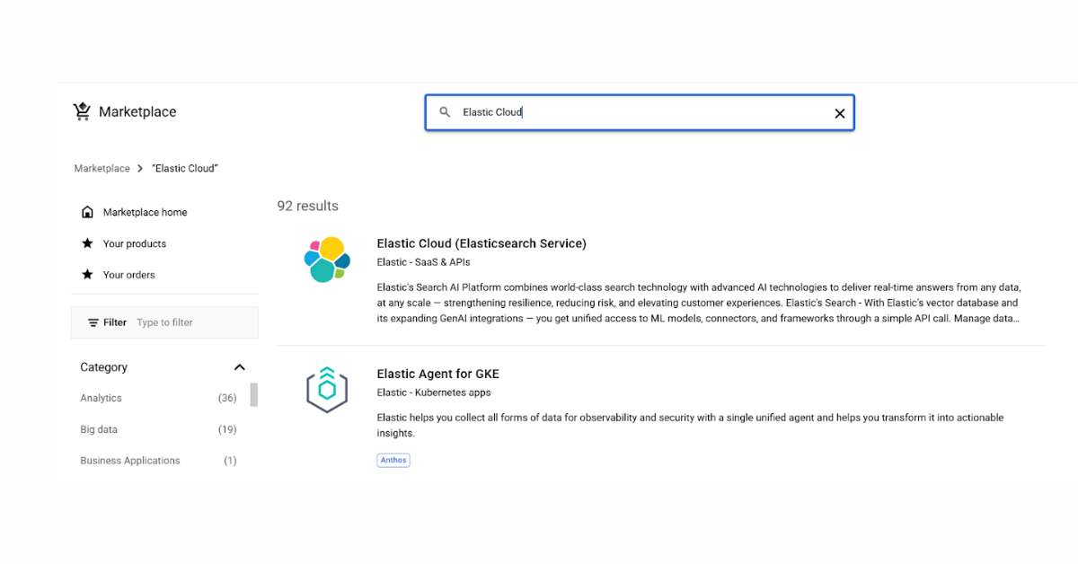 Elastic Cloud Made Simple: GCP Marketplace