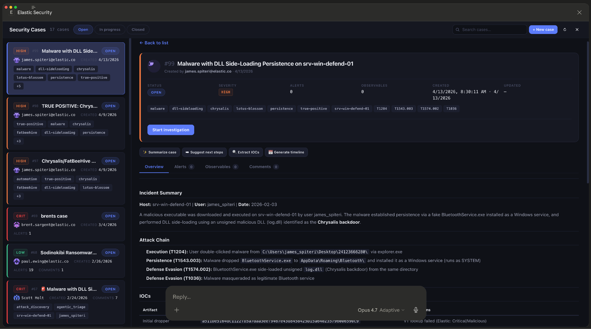 Elastic Security, Observability, and Search now offer interactive UI in your AI tools