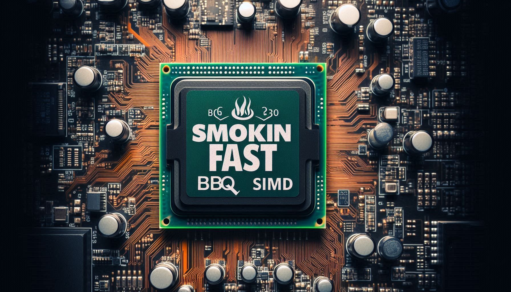 Smokin' fast BBQ with hardware accelerated SIMD instructions