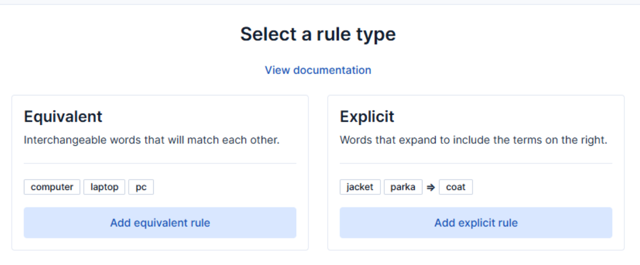 How to use the Synonyms UI to upload and manage Elasticsearch synonyms