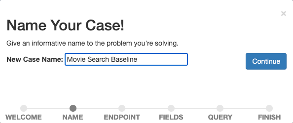 Setting up a Quepid case