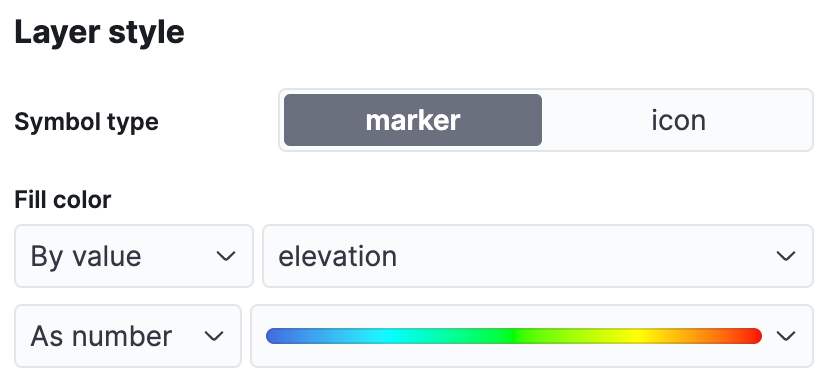 Kibana Maps - Airports Layer Style