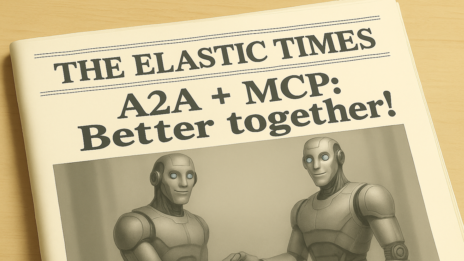 Creating an LLM Agent newsroom with A2A protocol and MCP in Elasticsearch: Part I