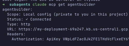 Code for "Claude MCP get agentbuilder.