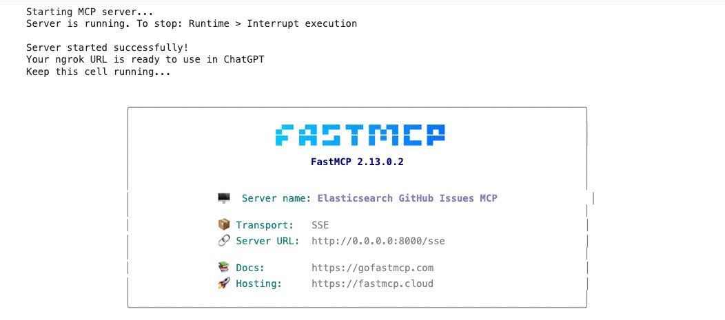 The output of running a notebook in Google Collab