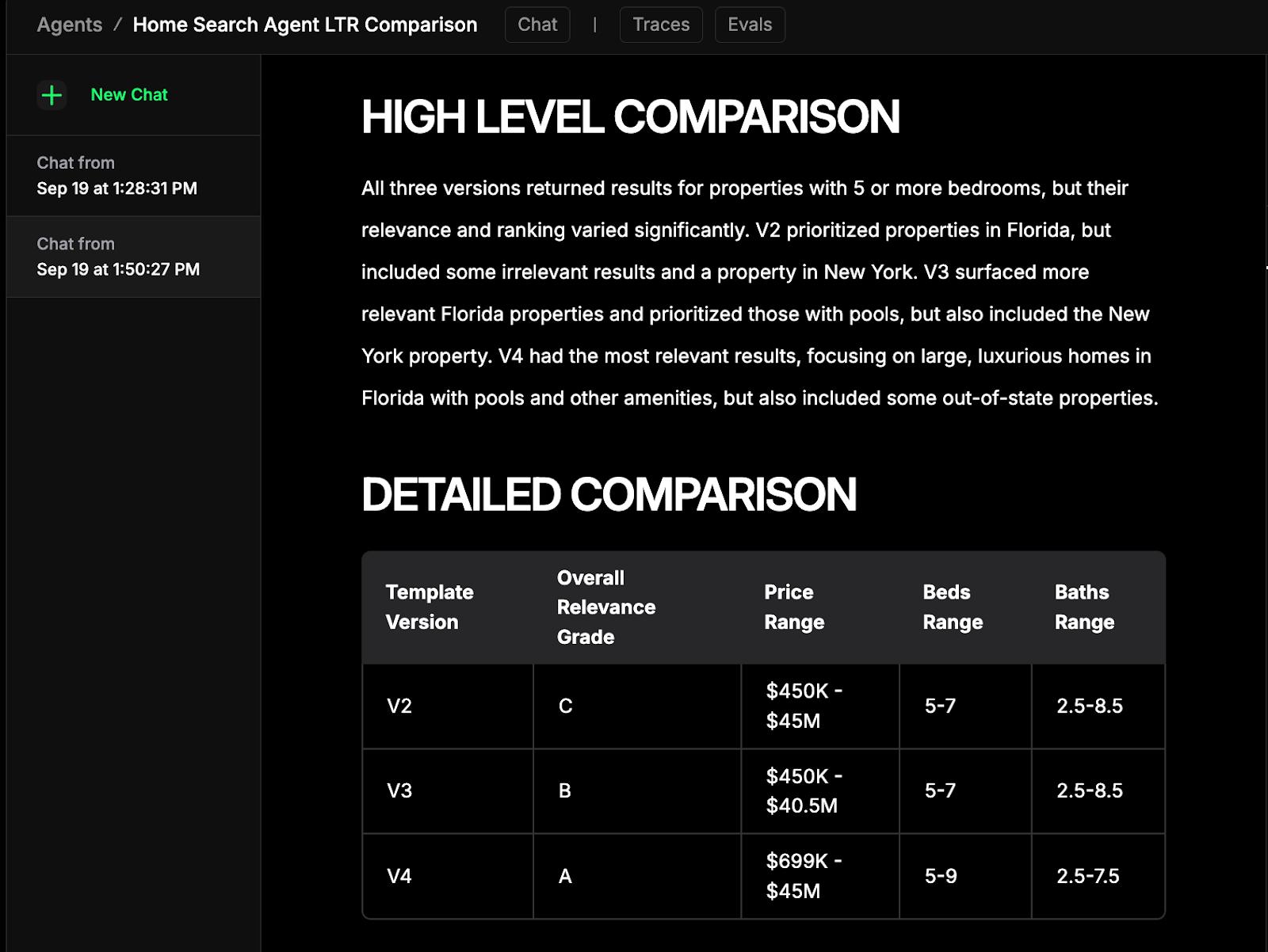 Home search-agent ltr model comparison