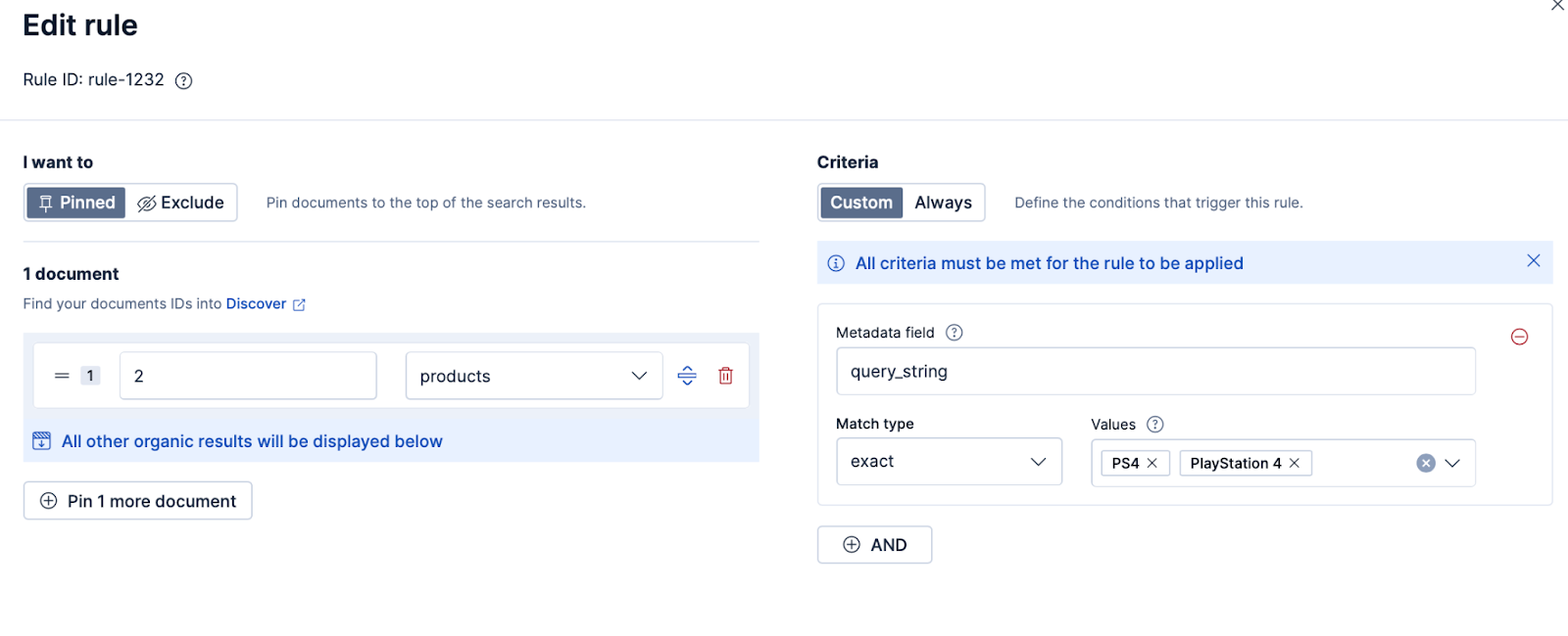 How to edit a query rules ruleset in Elasticsearch