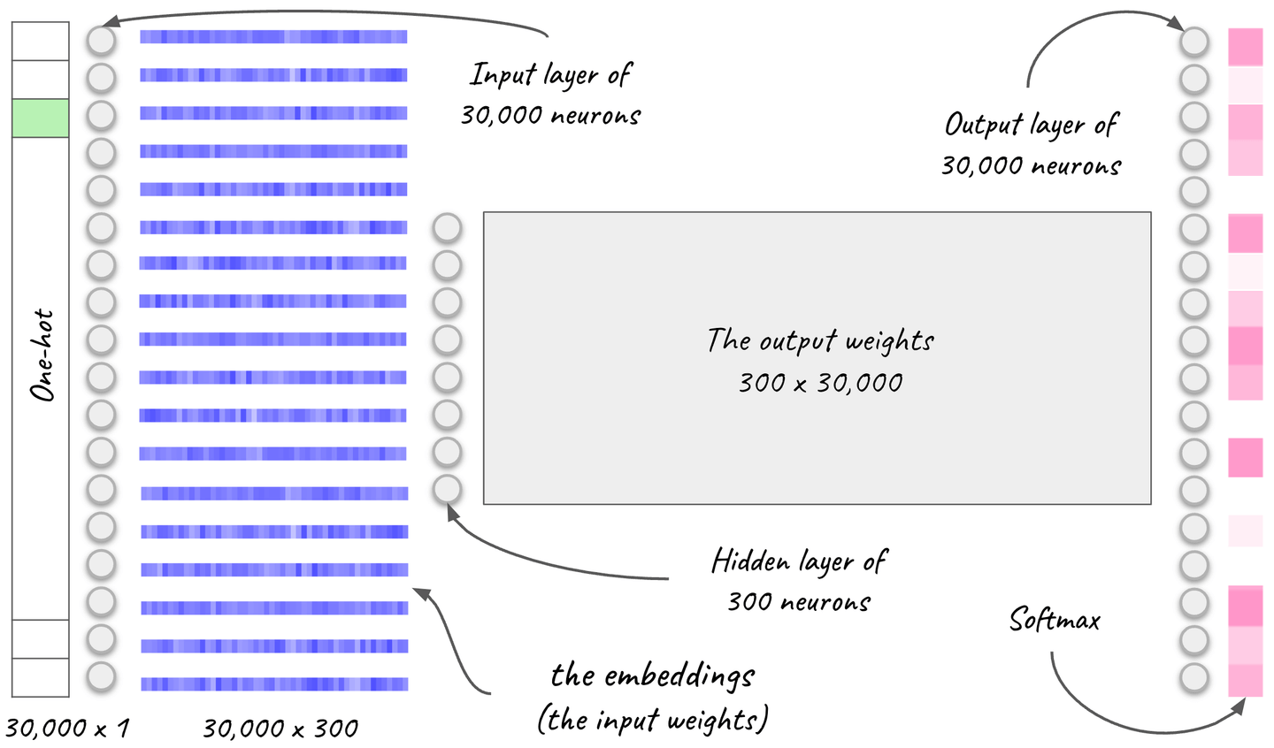 skip gram neural net