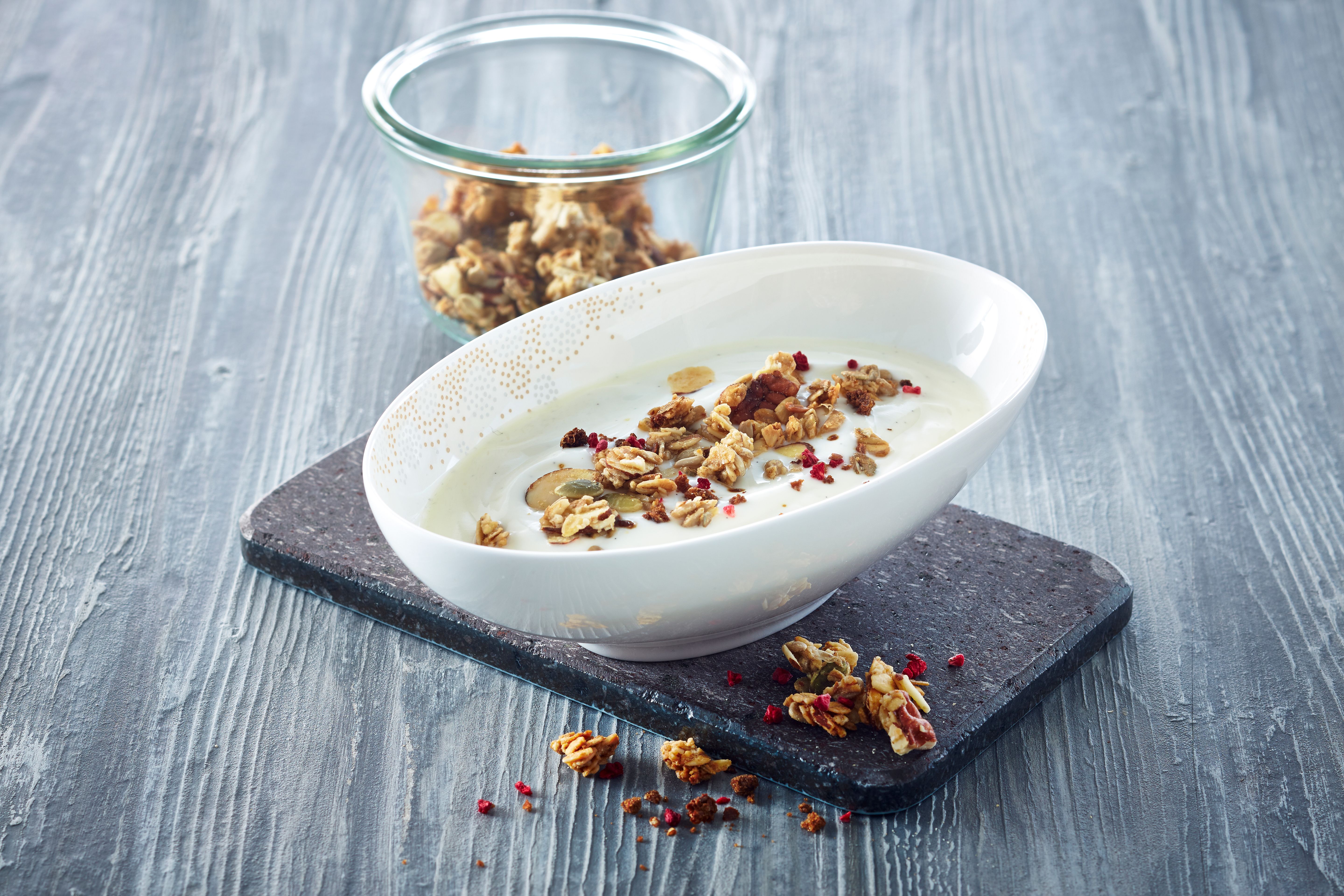 Granola med syrnet melk