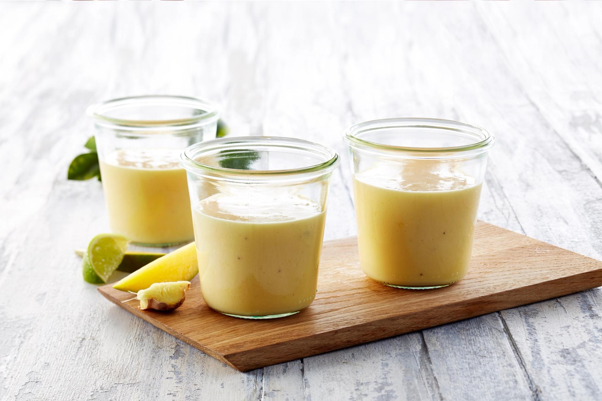 Milkshake med mango og ingefær