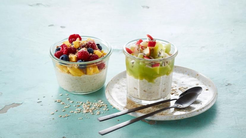 Kjøleskapsgrøt med yoghurt