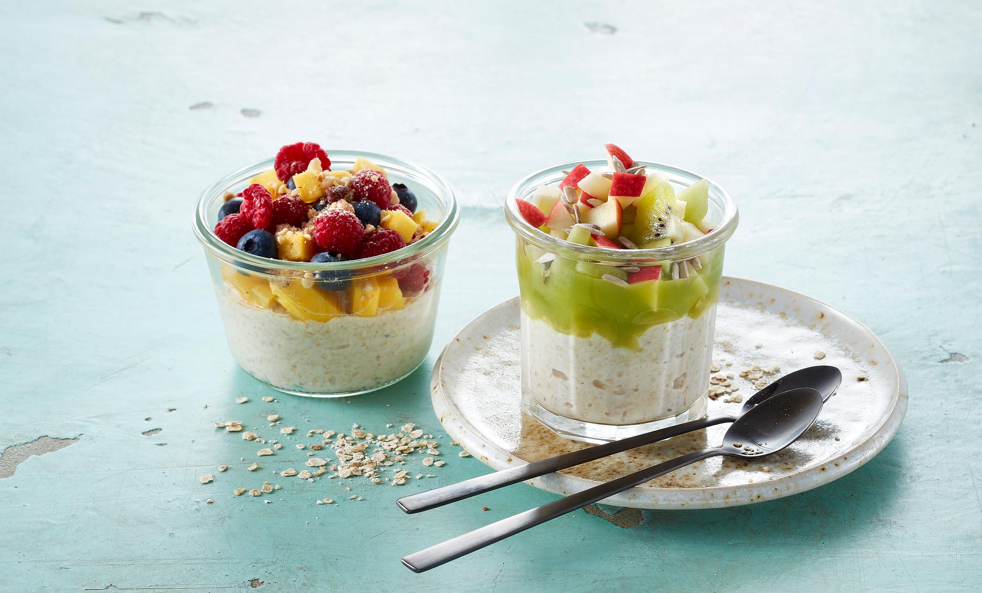 Kjøleskapsgrøt med yoghurt