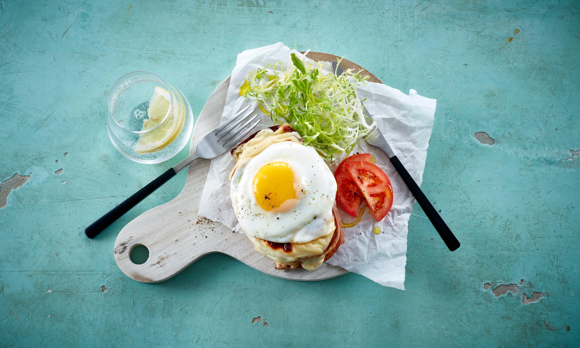 Croque Madame med speilegg