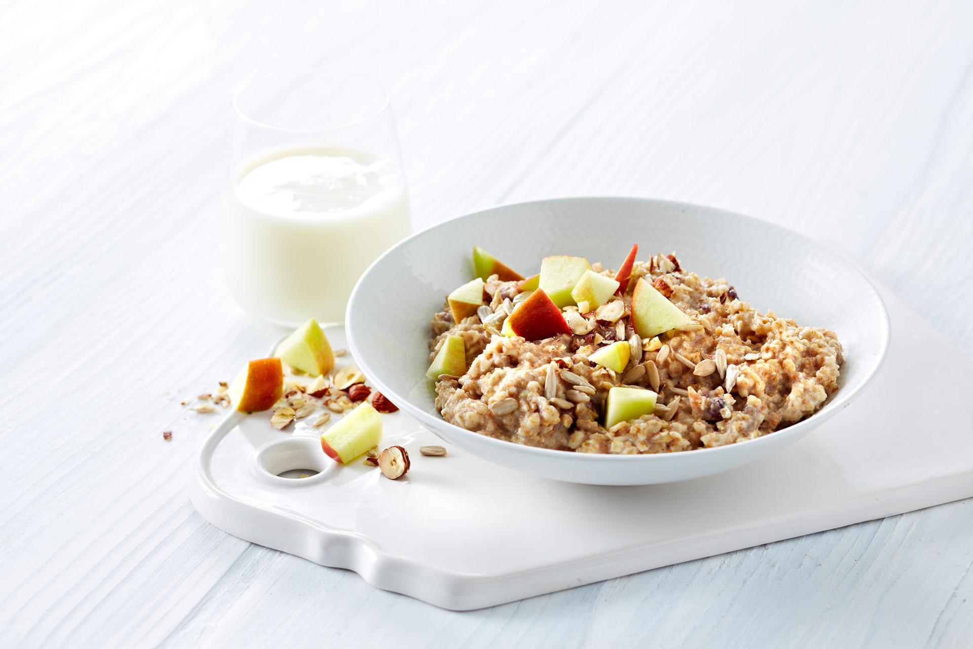 Havregrøt med hvetekli 