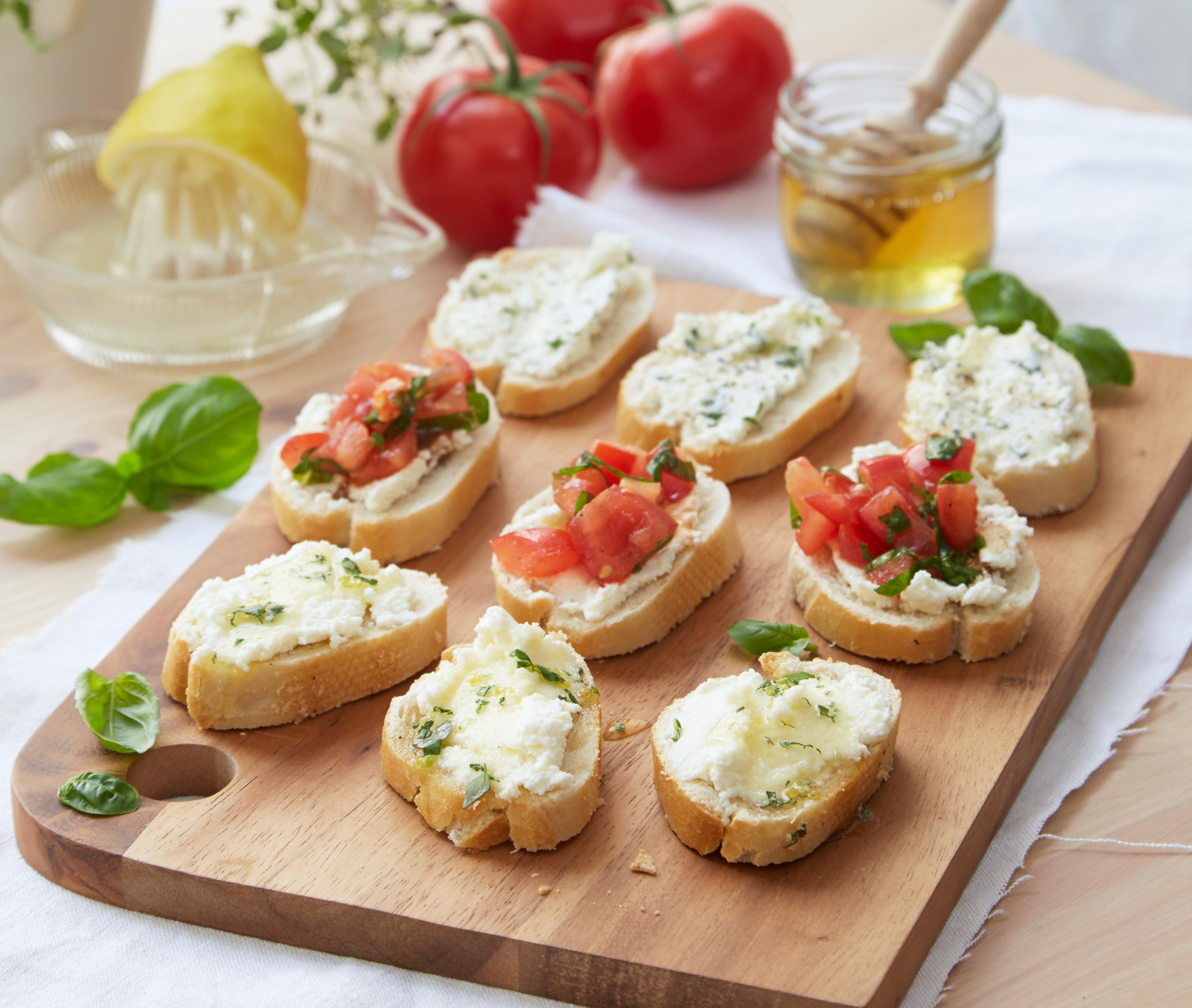 Crostini med ferskost