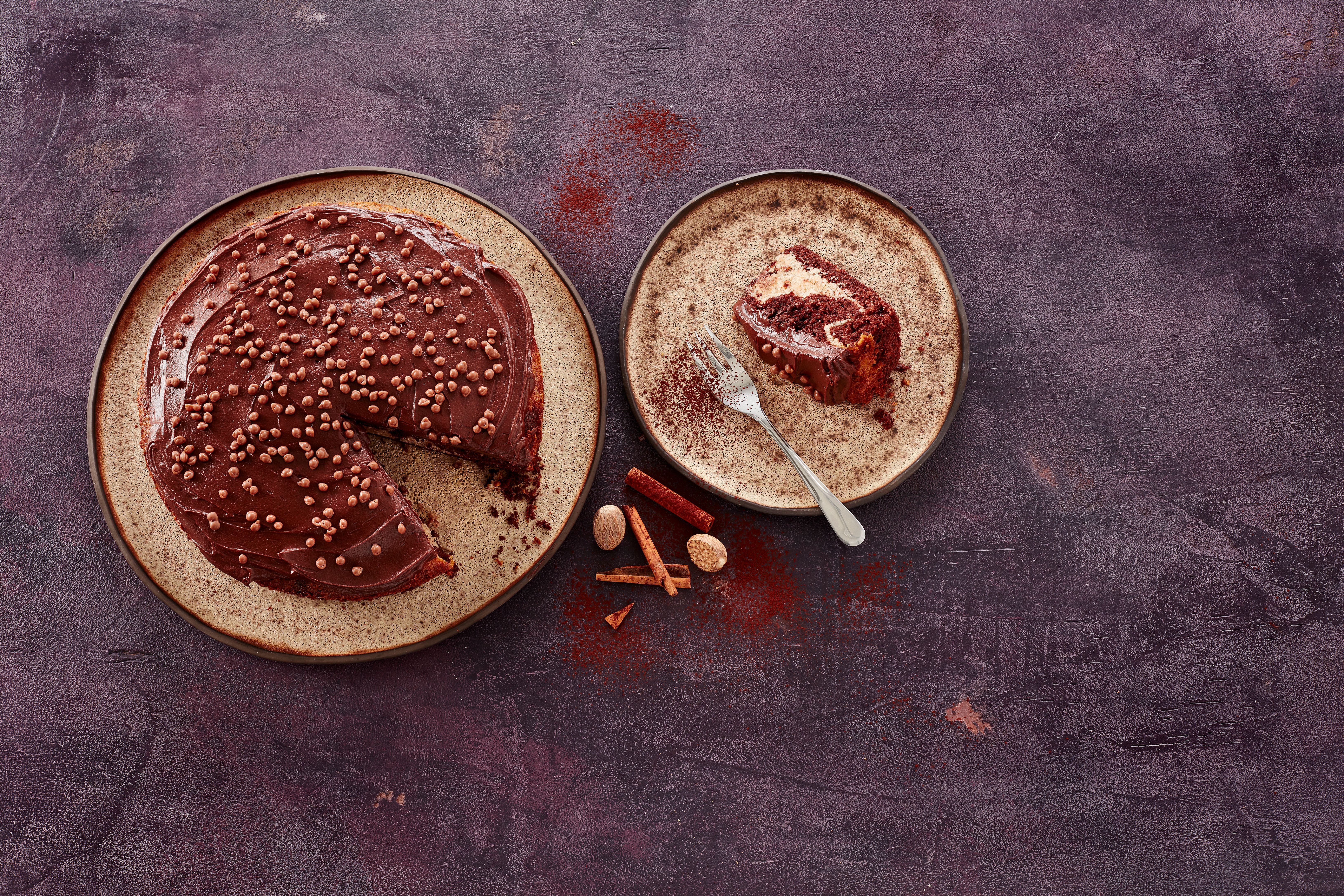 Tropisk aroma, sjokoladekake