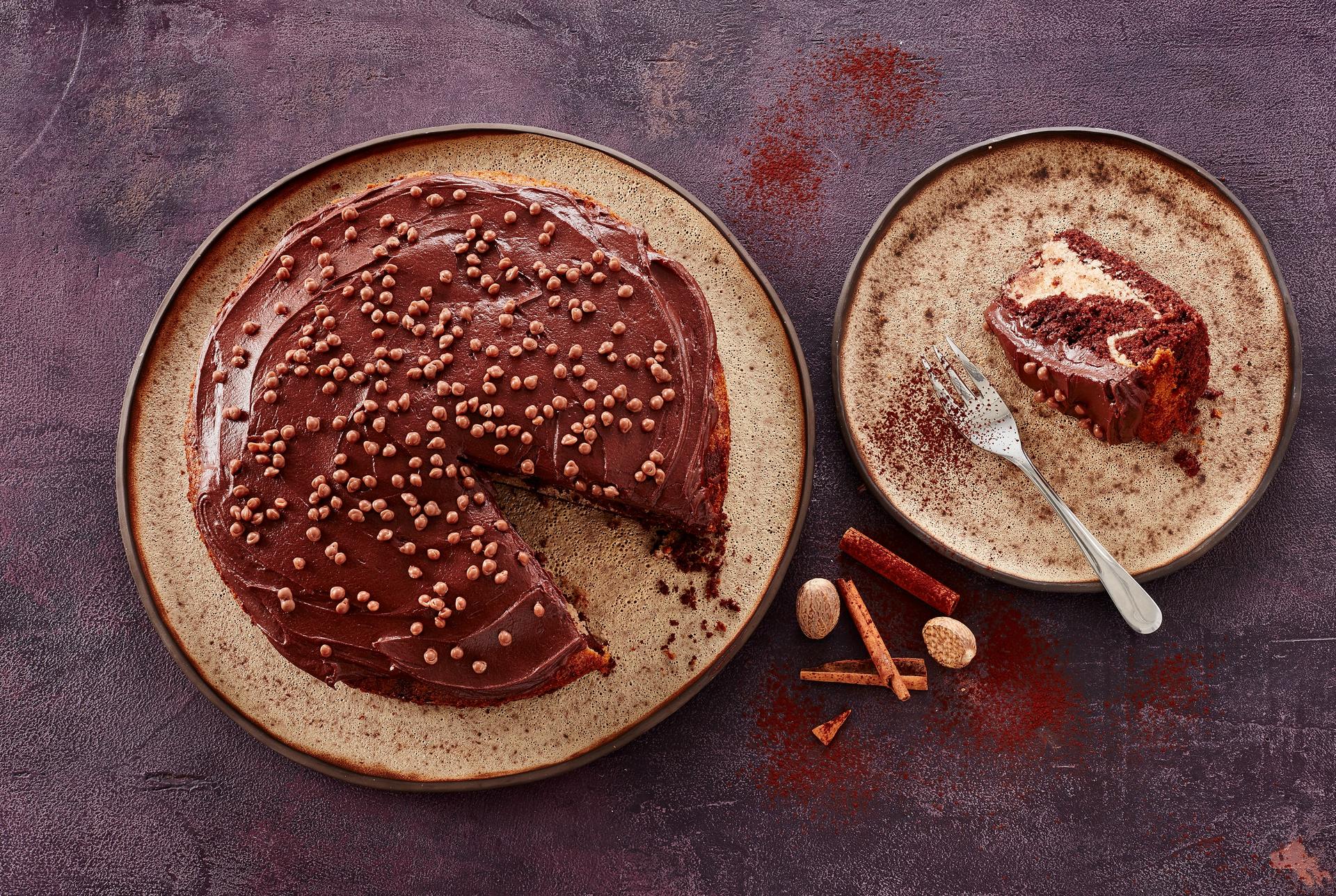 Tropisk aroma, sjokoladekake