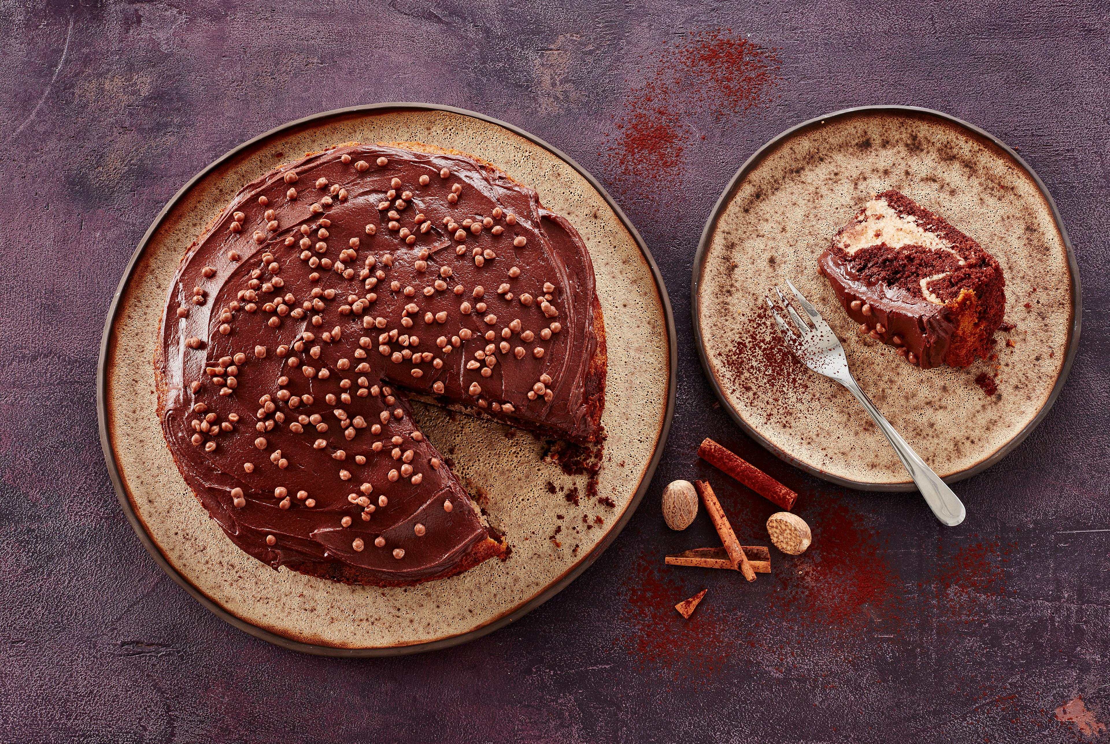 Tropisk aroma, sjokoladekake