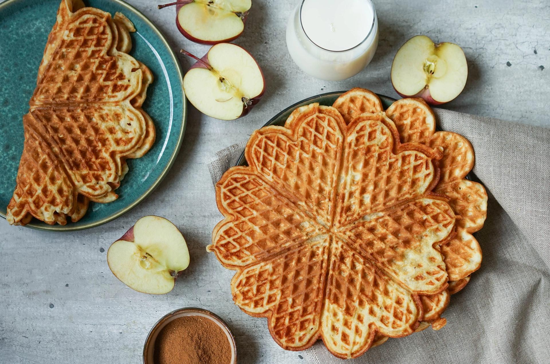 eplevafler med kanel