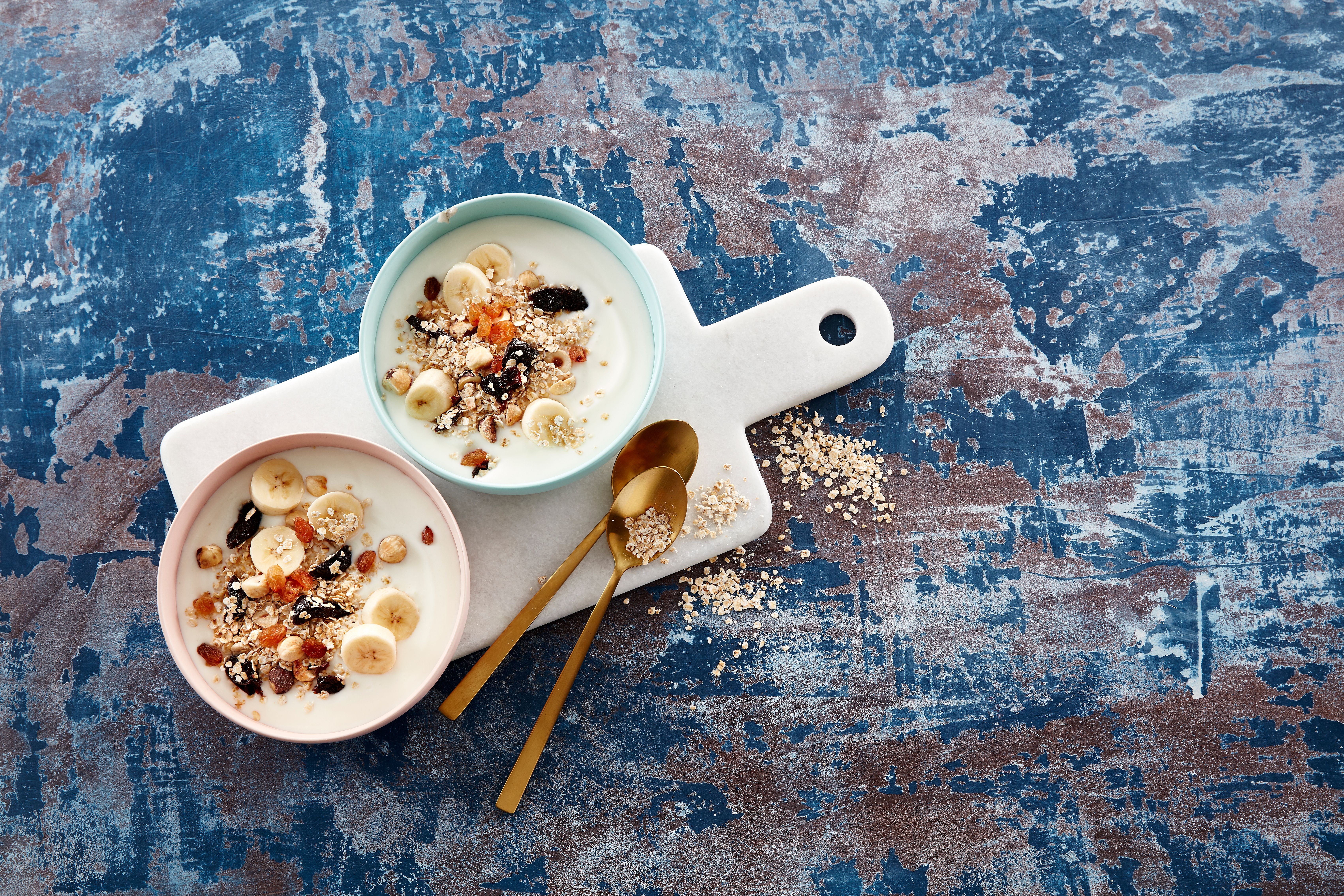 Frokostblanding med yoghurt