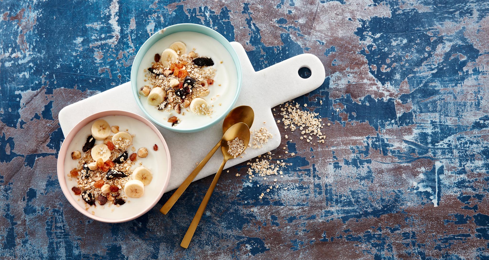 Frokostblanding med yoghurt
