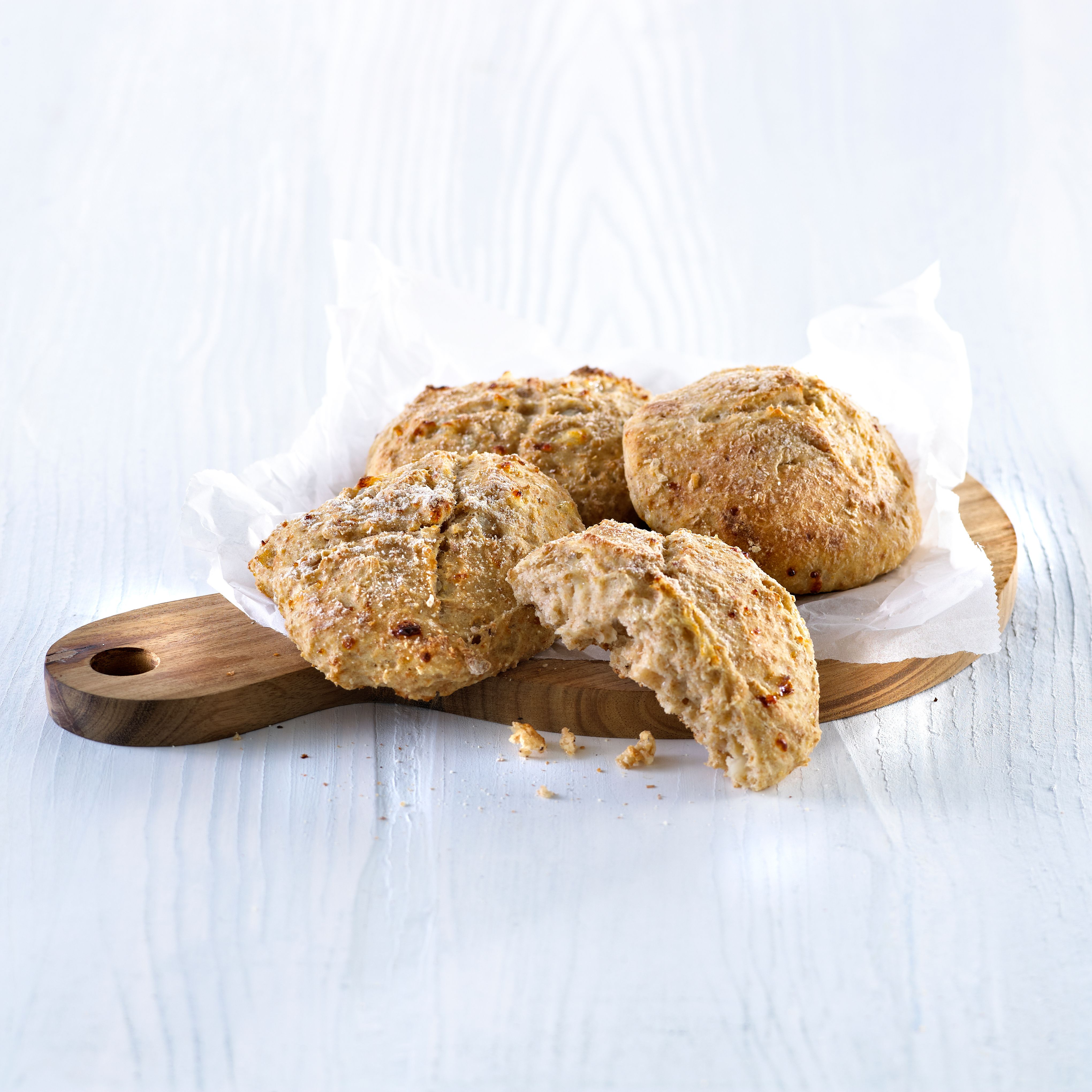 Scones med cottage cheese