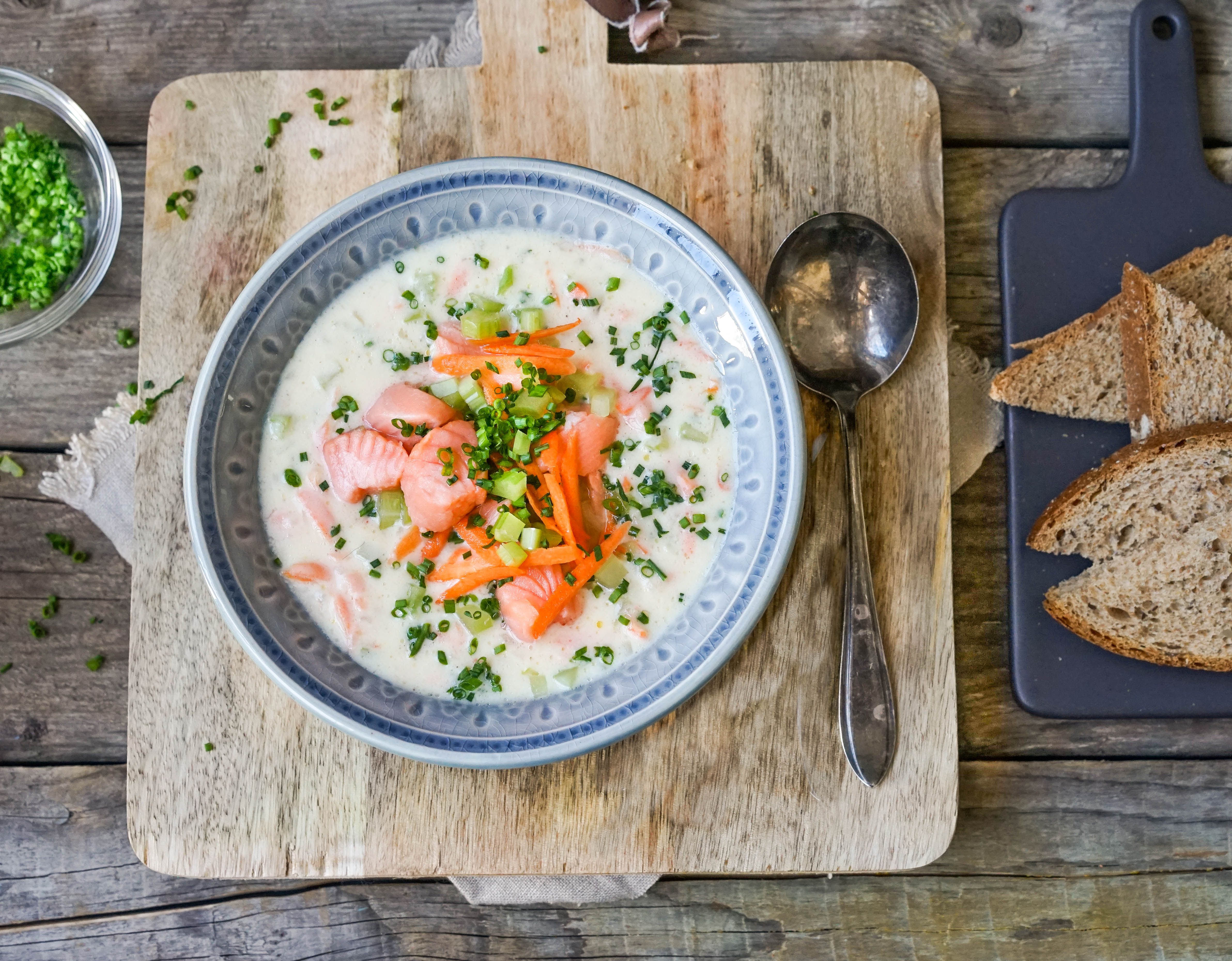 fiskegryte me d ørret