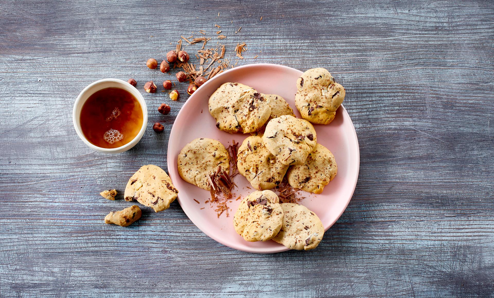Sjokoladekjeks og kaffe
