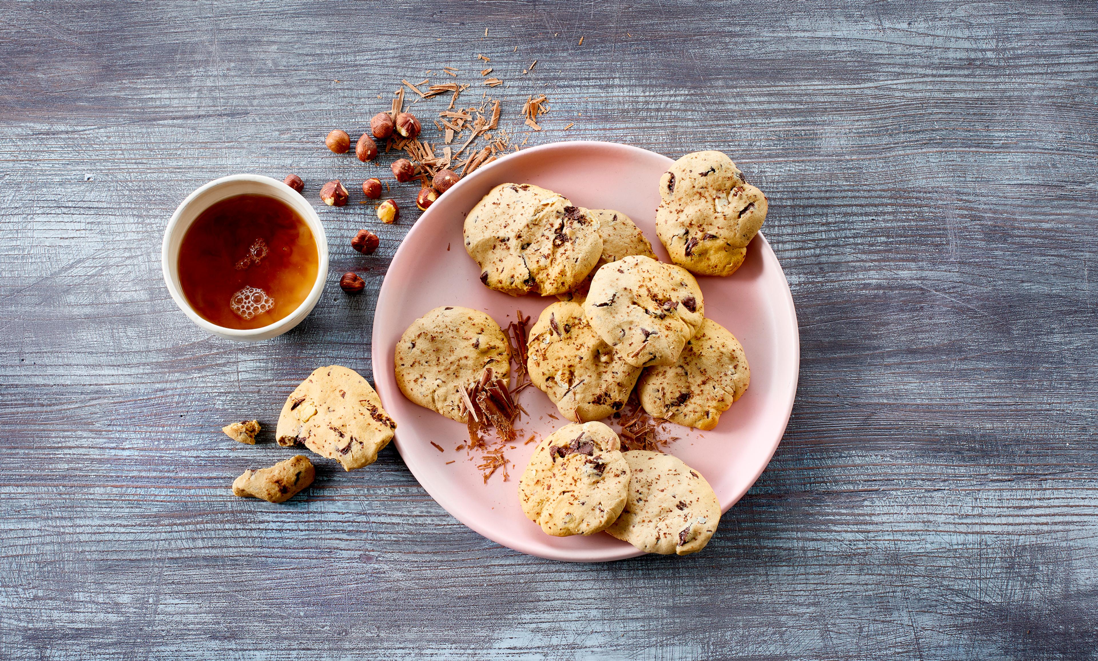 Sjokoladekjeks og kaffe