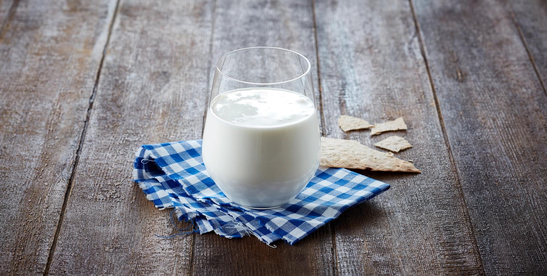 Kulturmelk i glass