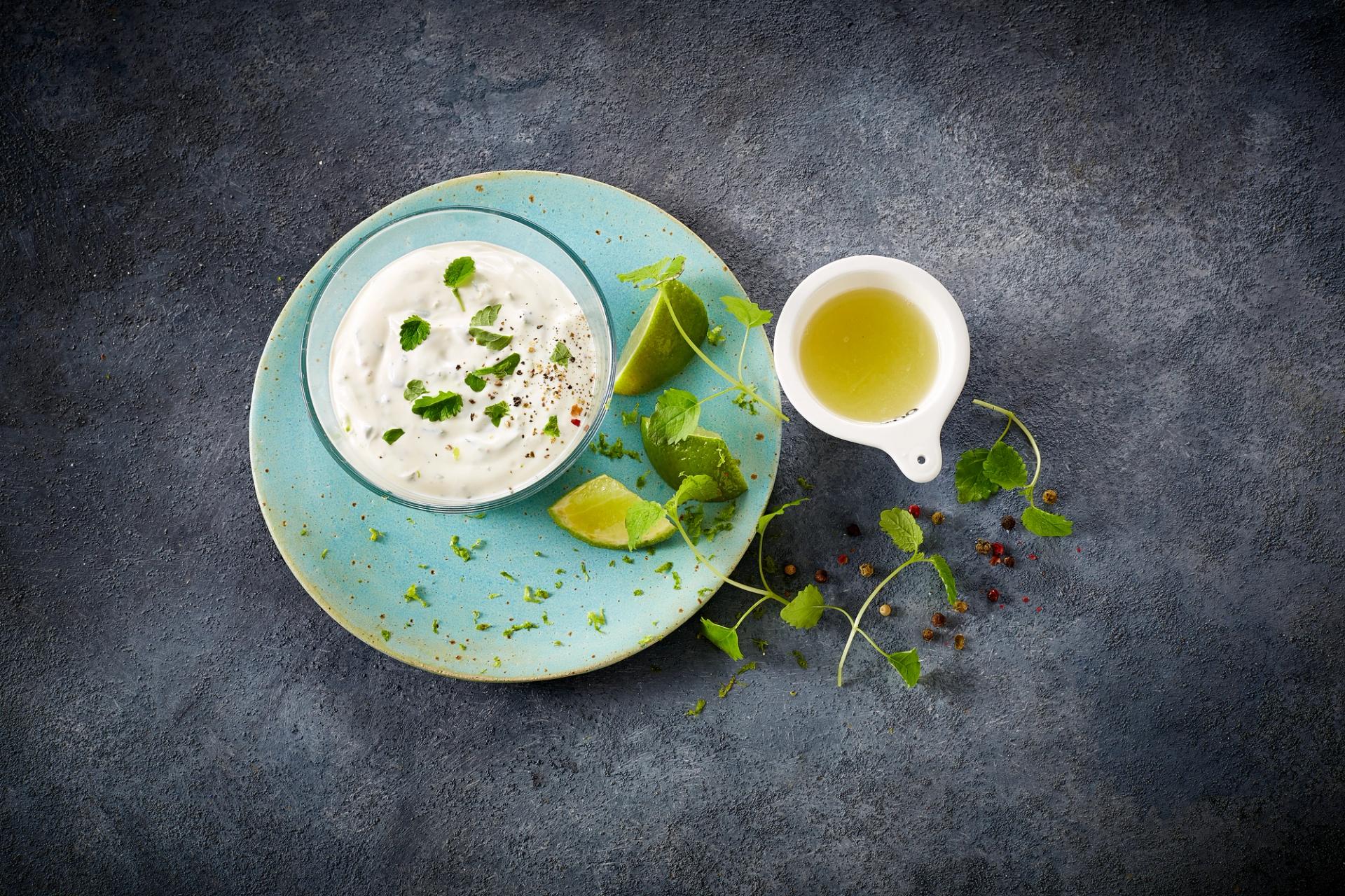 Sitrusdressing med kvarg