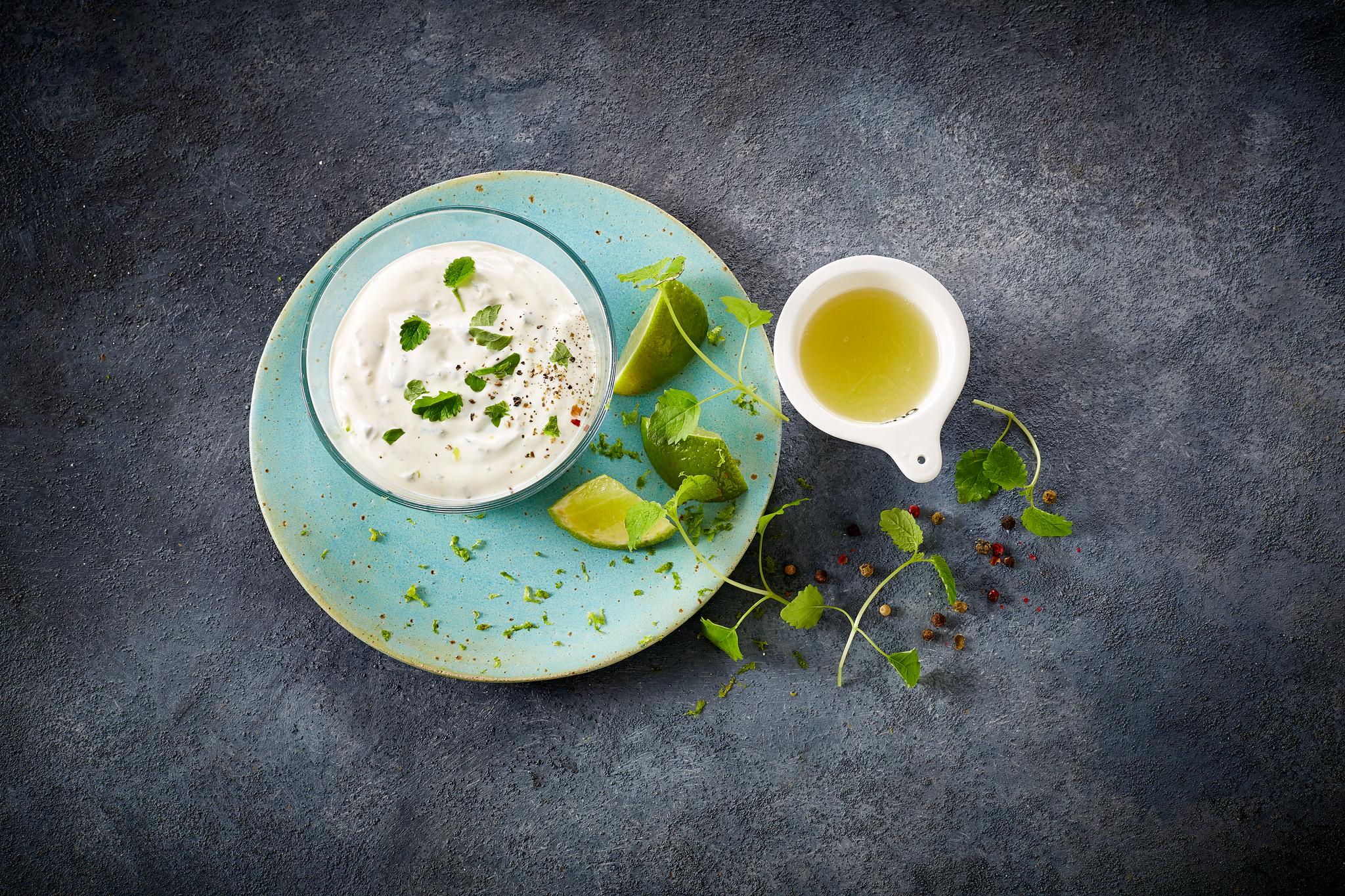 Sitrusdressing med kvarg