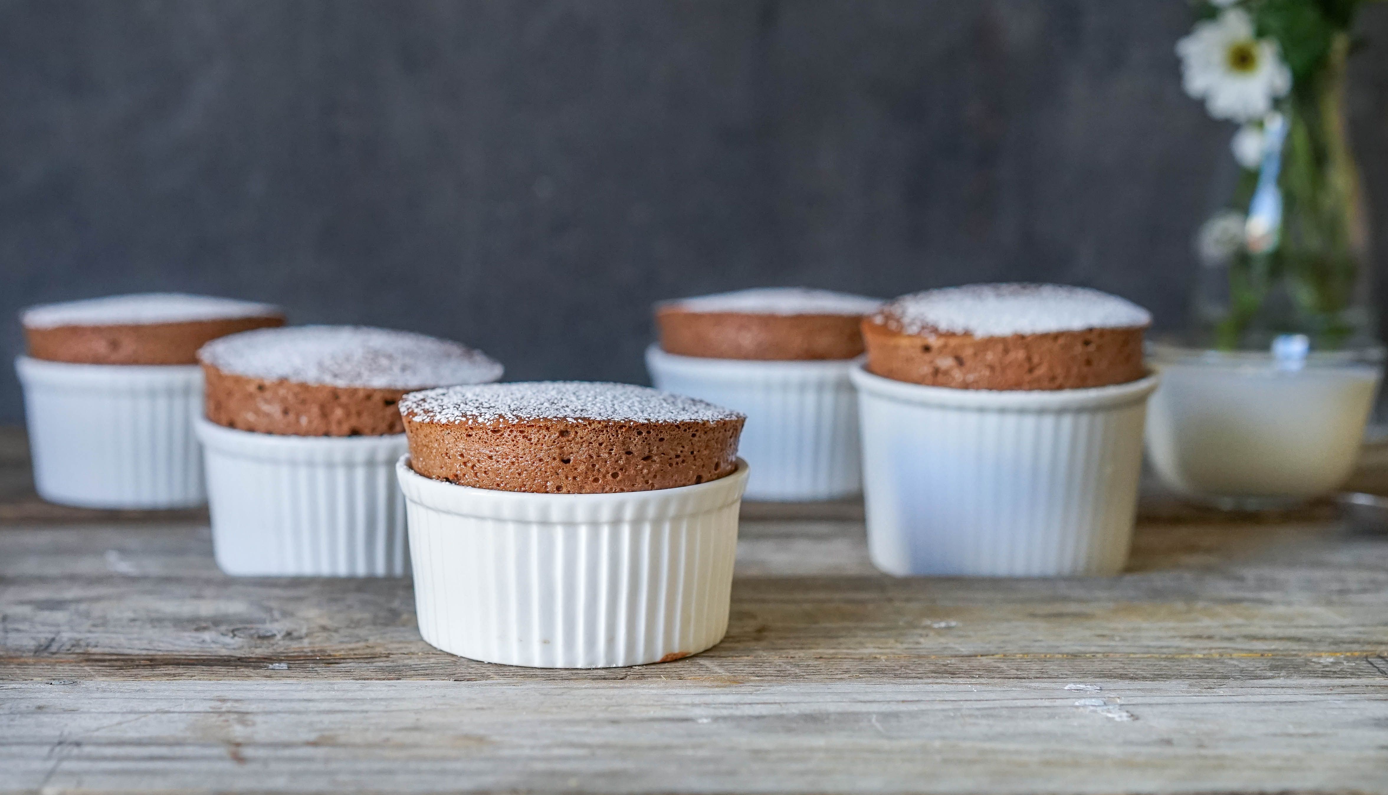 varm sjokoladesuffle