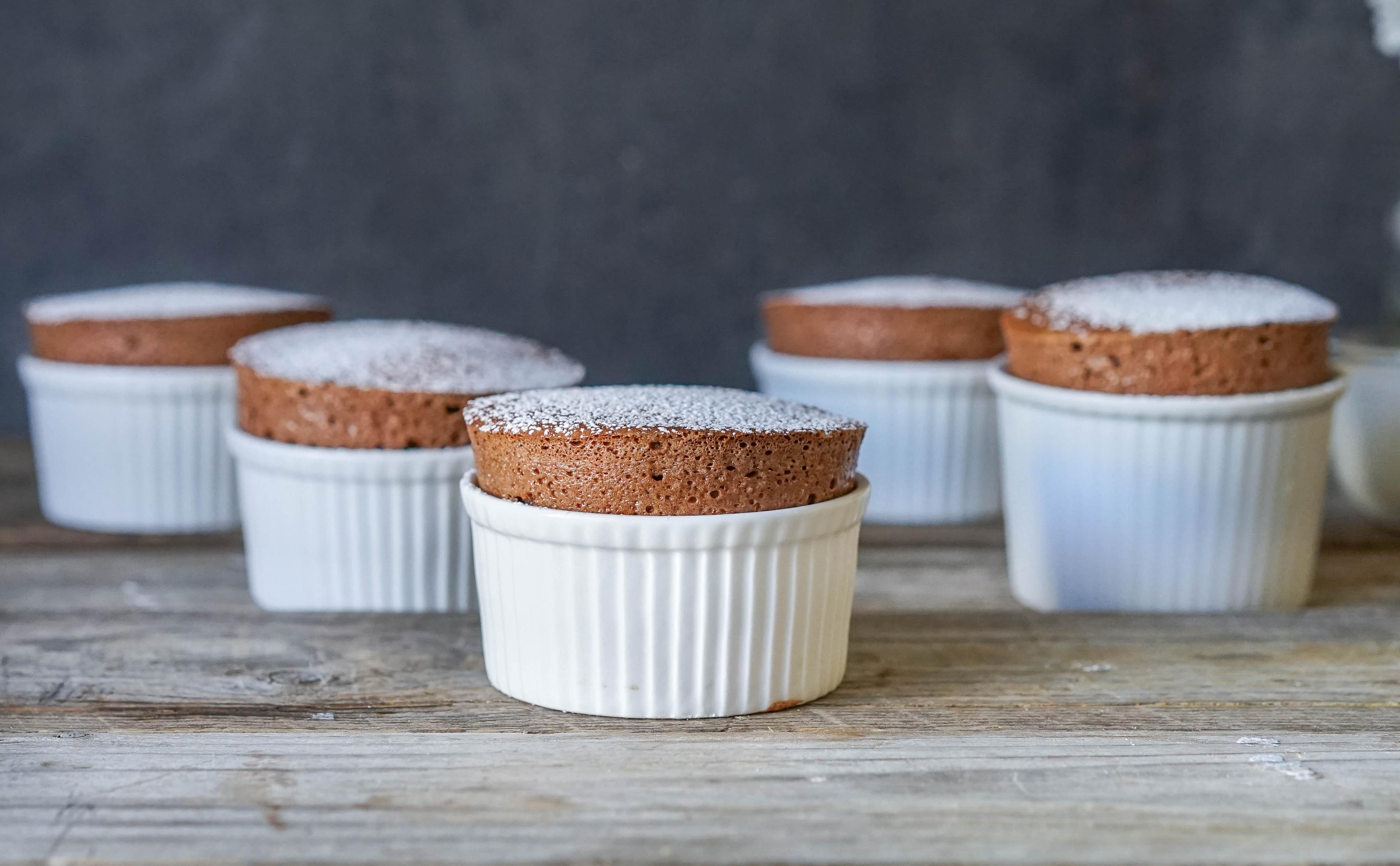 varm sjokoladesuffle