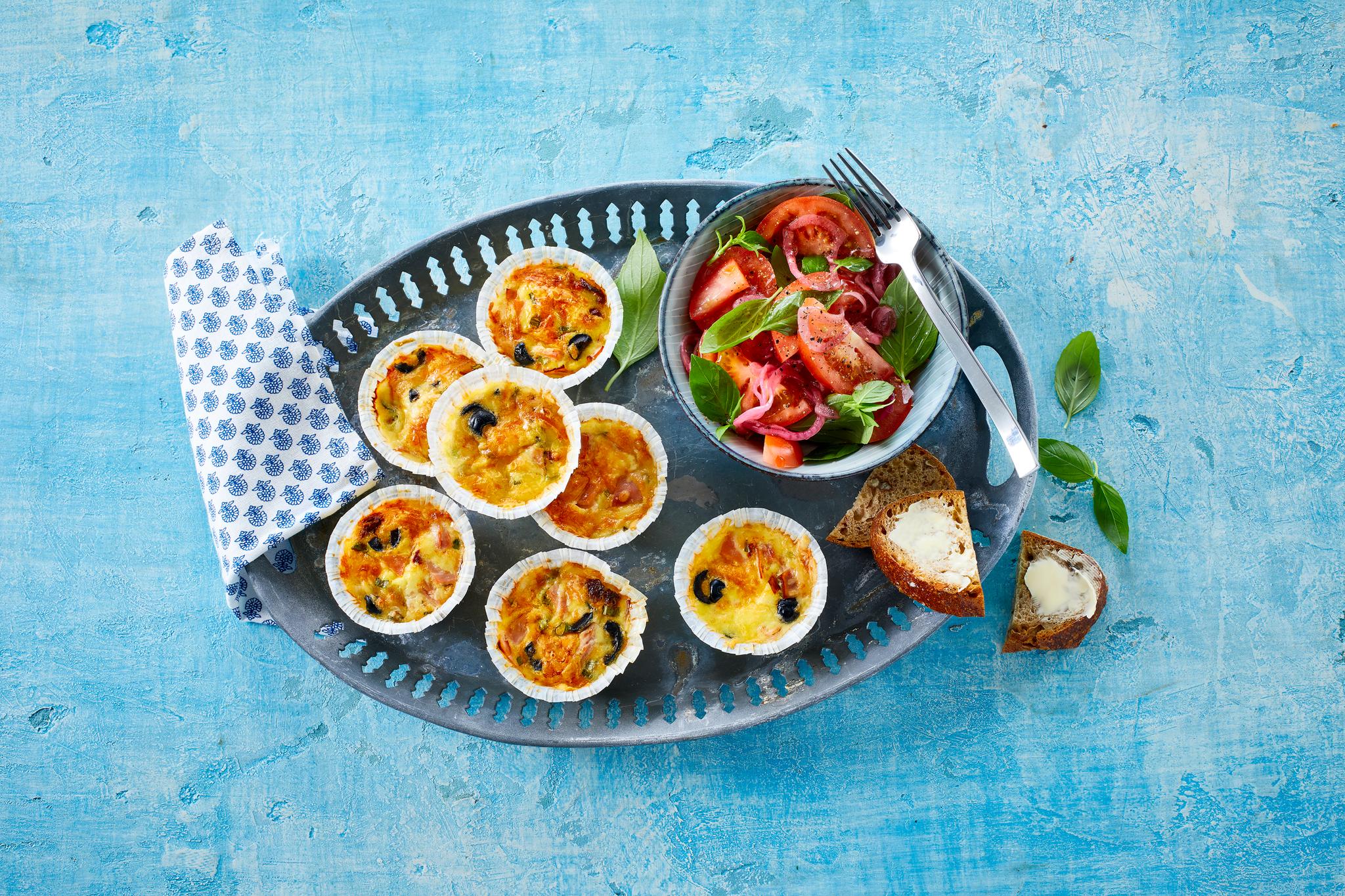 Velsmakende omelettmuffins