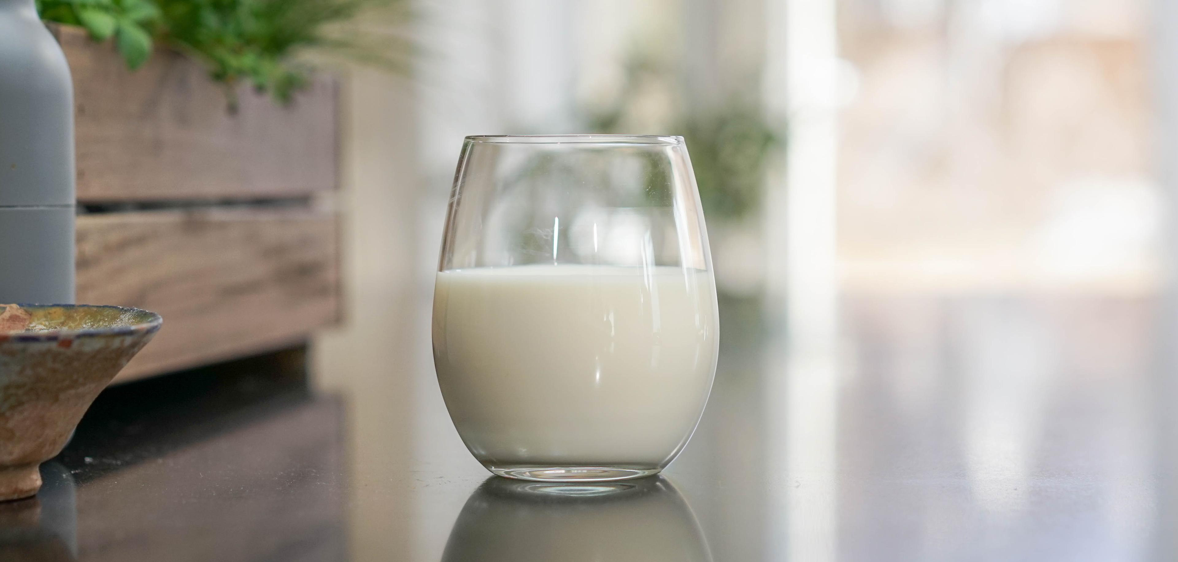 Et glass melk