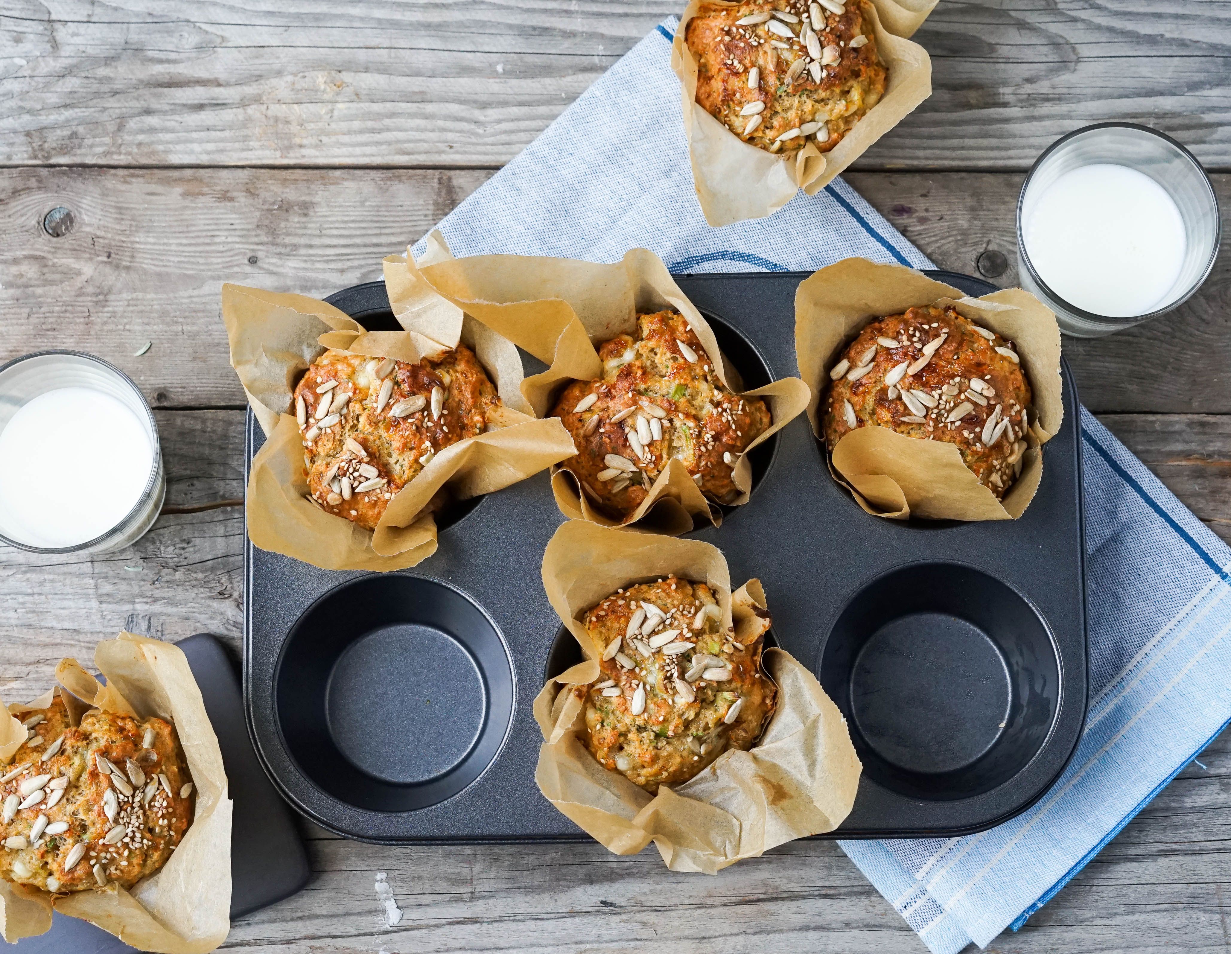 grove muffins med cottage cheese