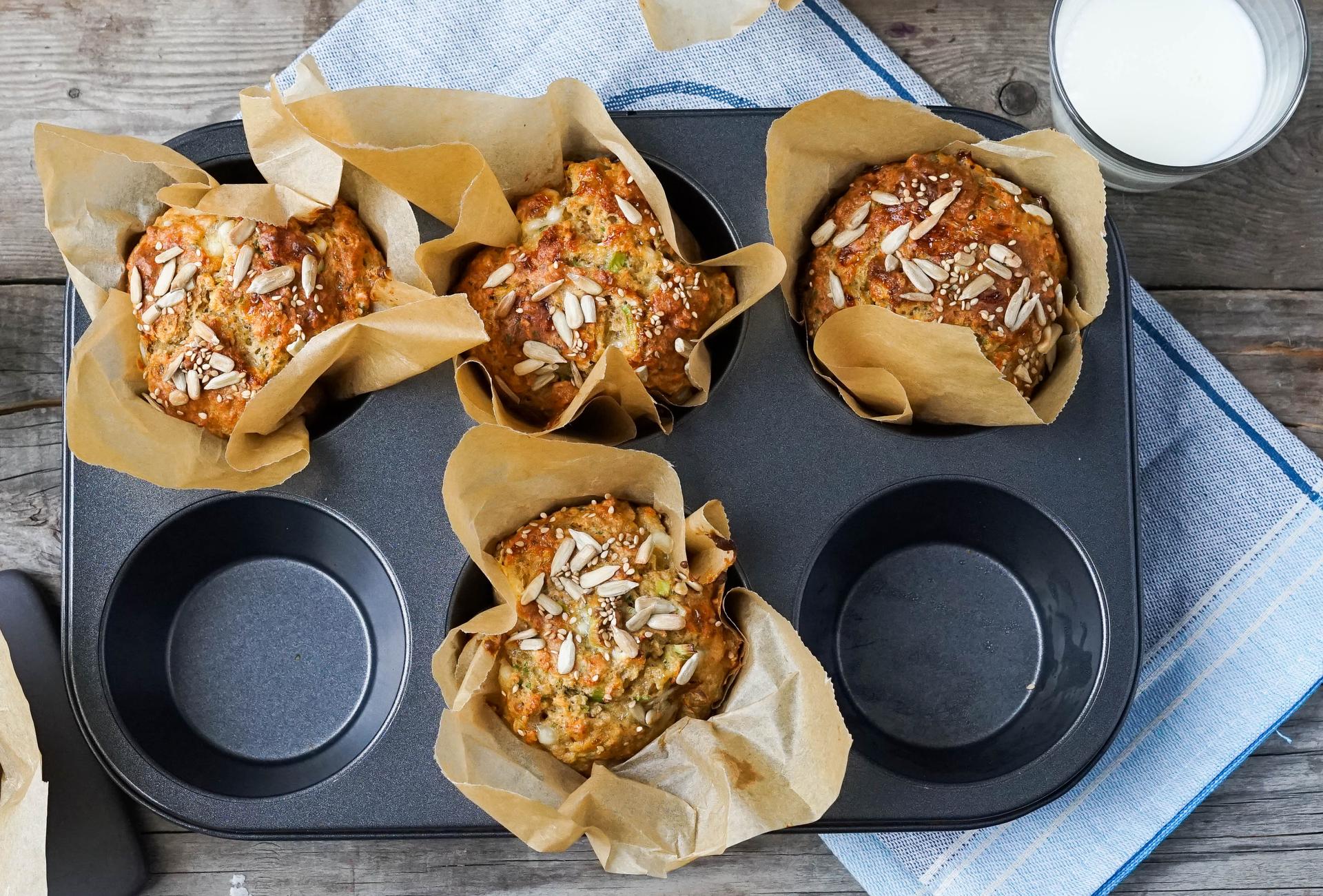 grove muffins med cottage cheese