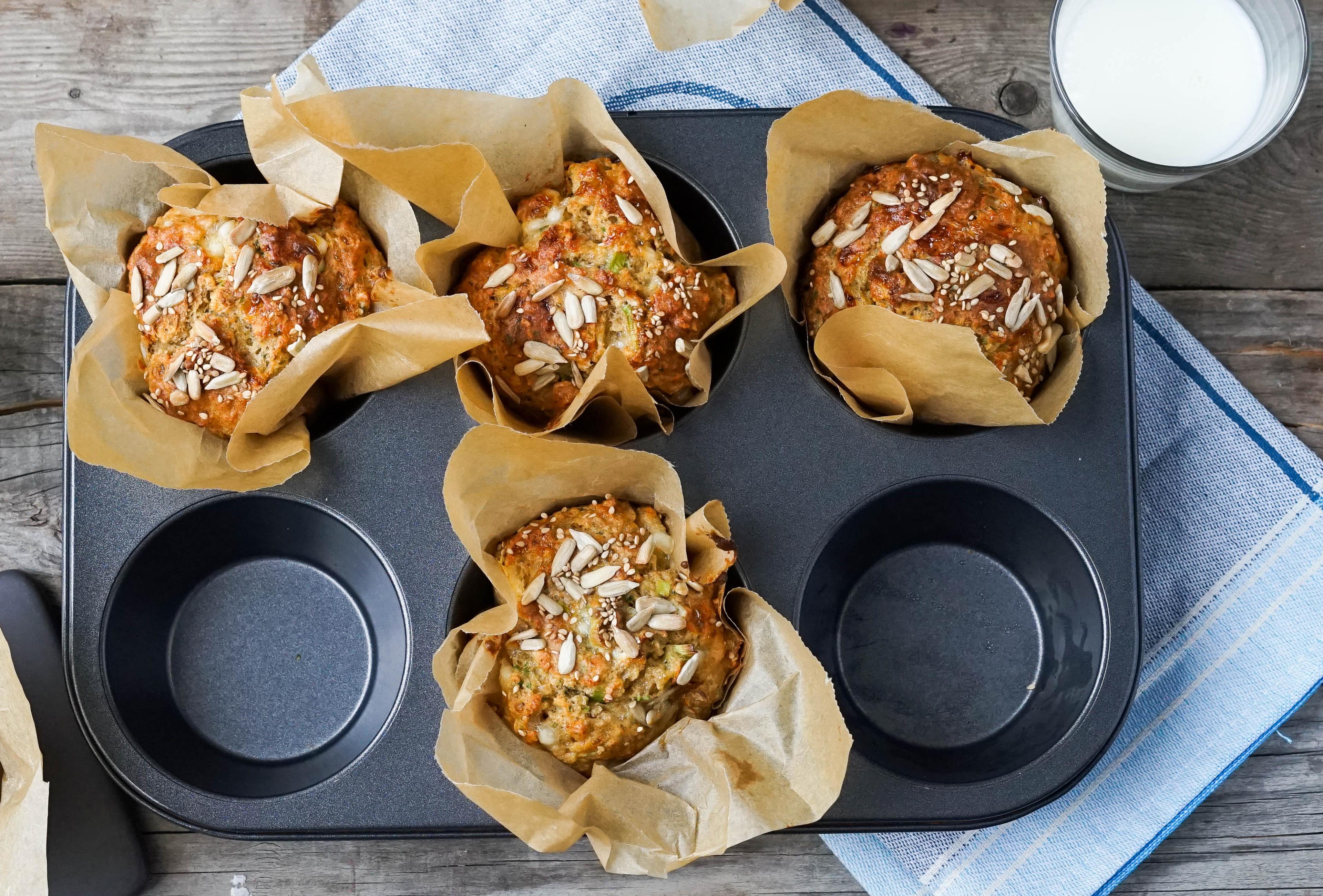 grove muffins med cottage cheese